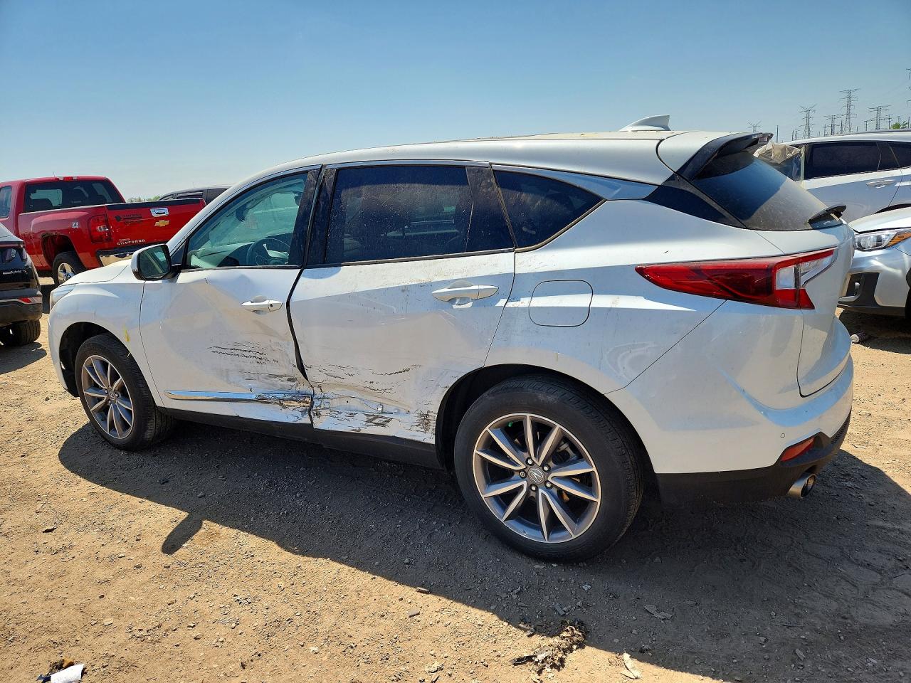 2020 Acura Rdx Technology White vin: 5J8TC2H57LL023294