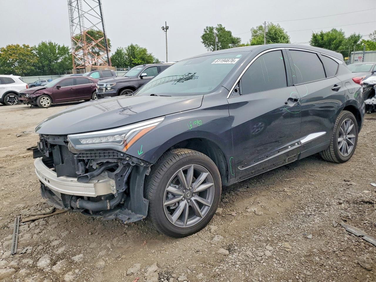 2020 Acura Rdx Technology Charcoal vin: 5J8TC2H58LL008853