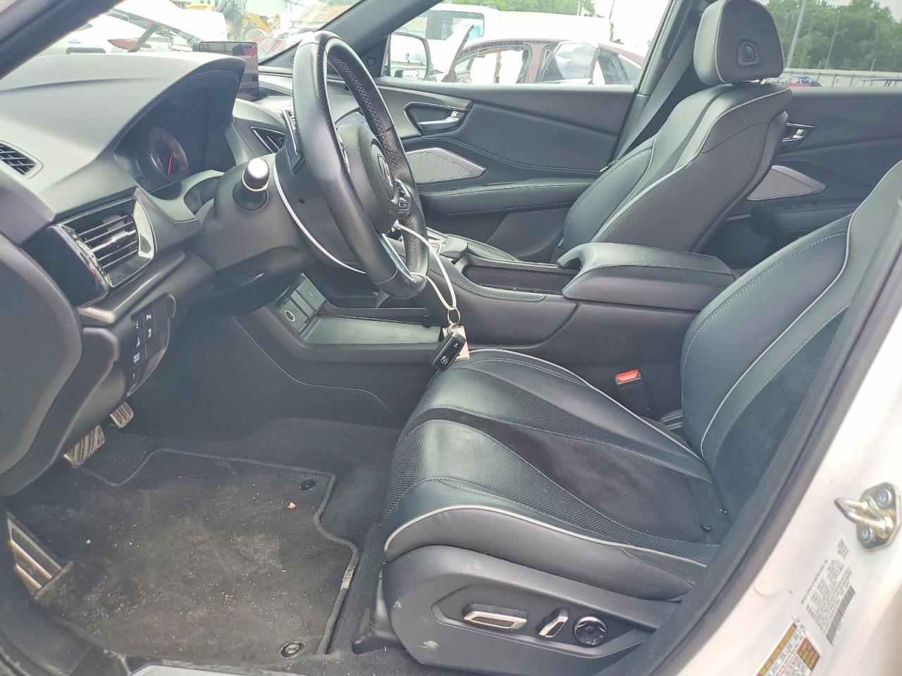 2021 Acura Rdx A-spec White vin: 5J8TC2H62ML007949