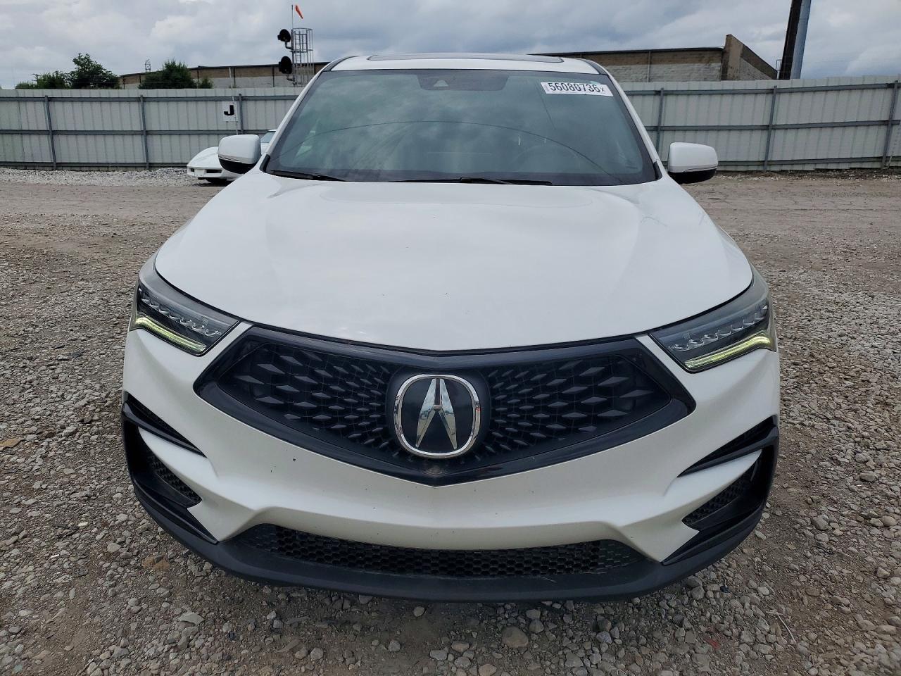 2021 Acura Rdx A-spec White vin: 5J8TC2H62ML007949