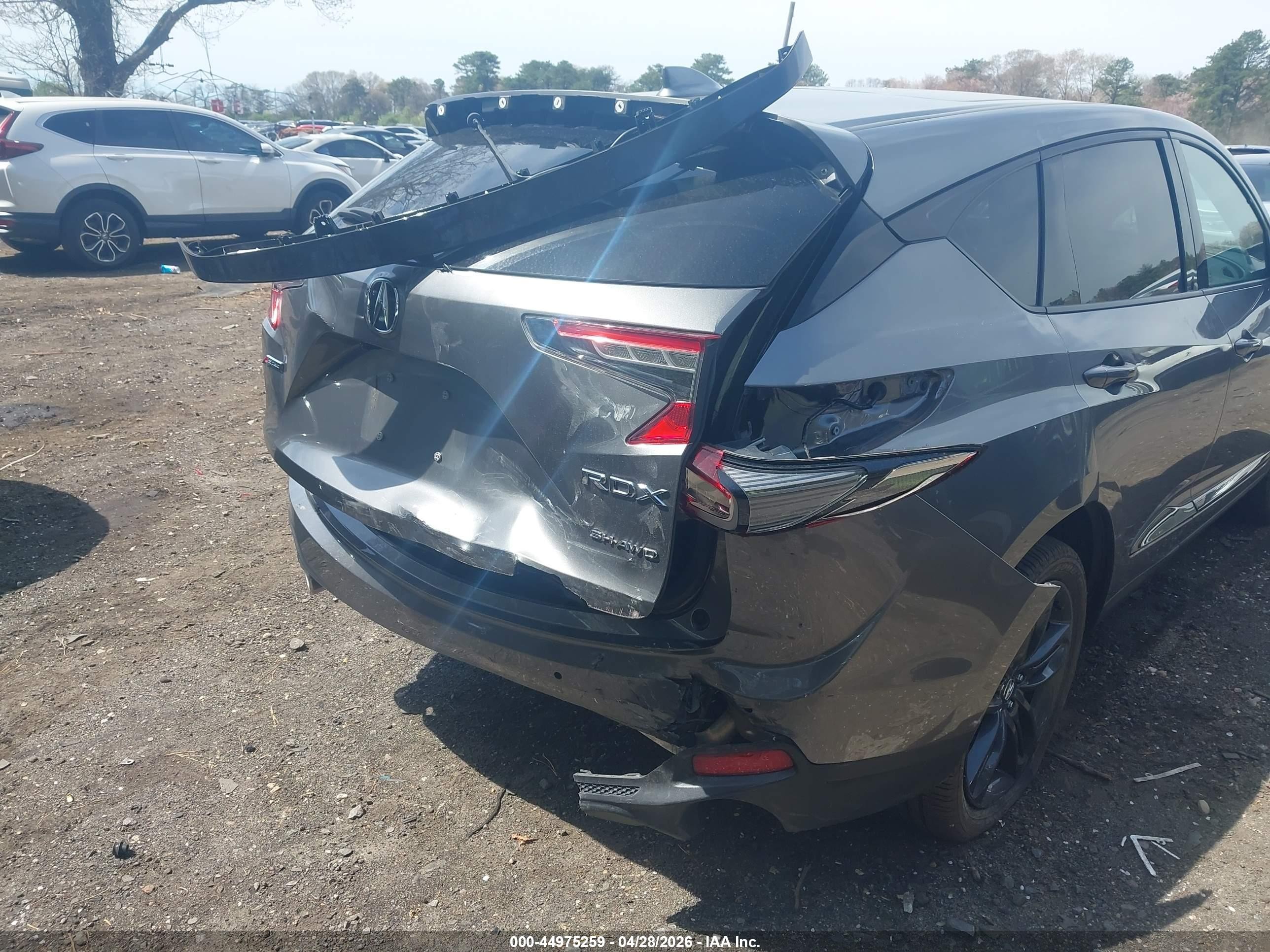 2023 Acura Rdx A-spec Package Gray vin: 5J8TC2H62PL015327