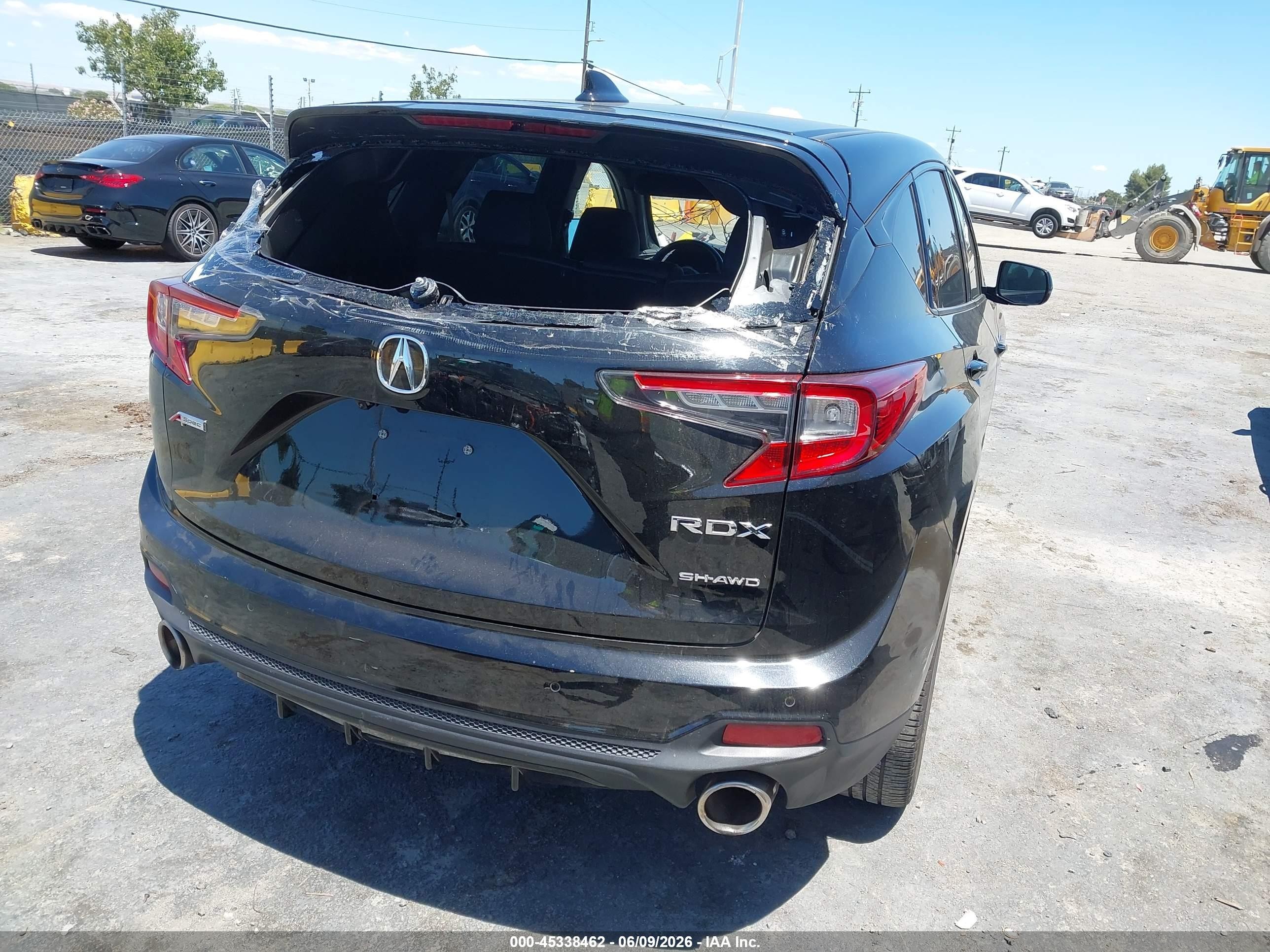 2023 Acura Rdx A-spec Package Black vin: 5J8TC2H66PL011278