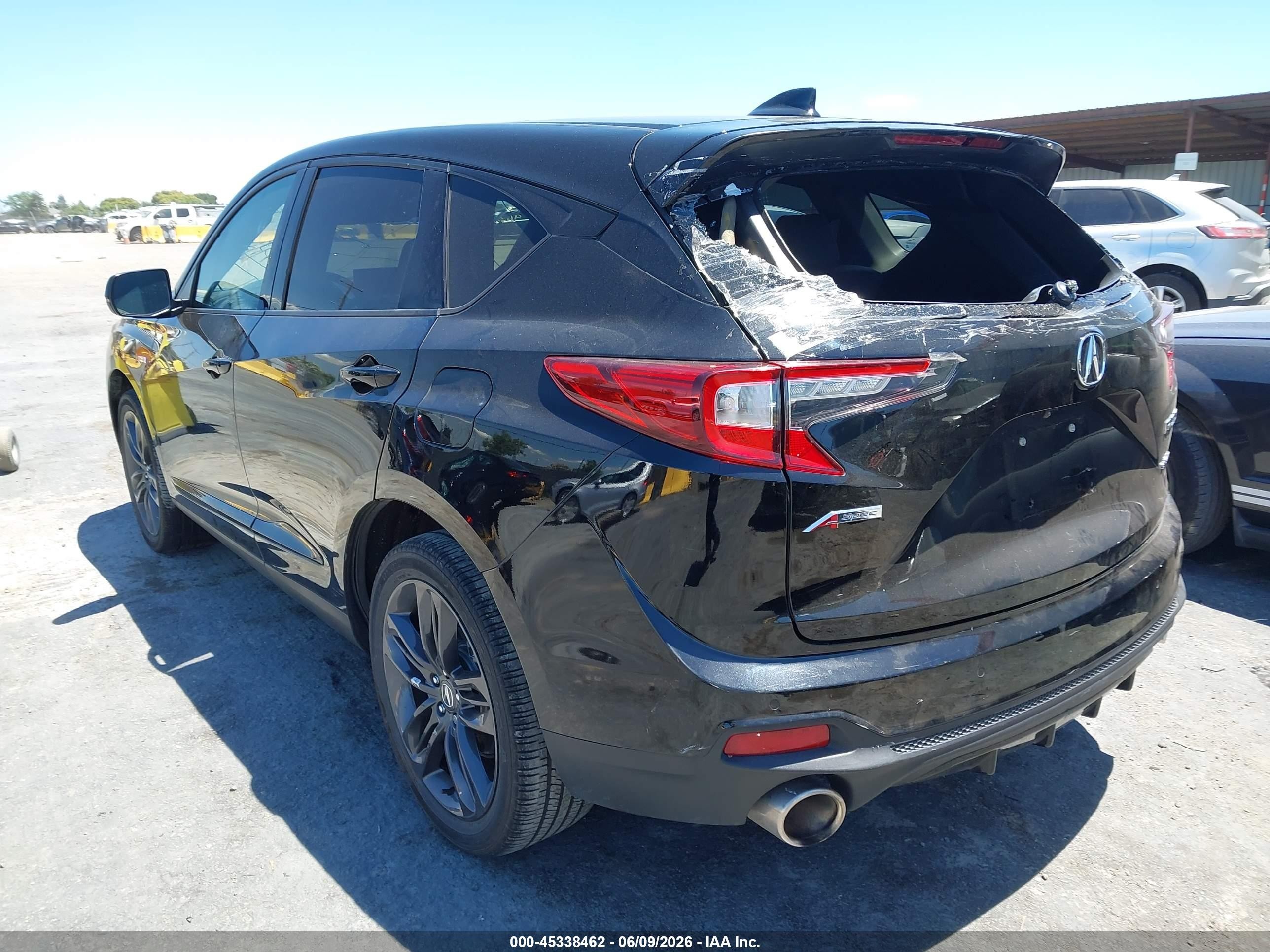 2023 Acura Rdx A-spec Package Black vin: 5J8TC2H66PL011278