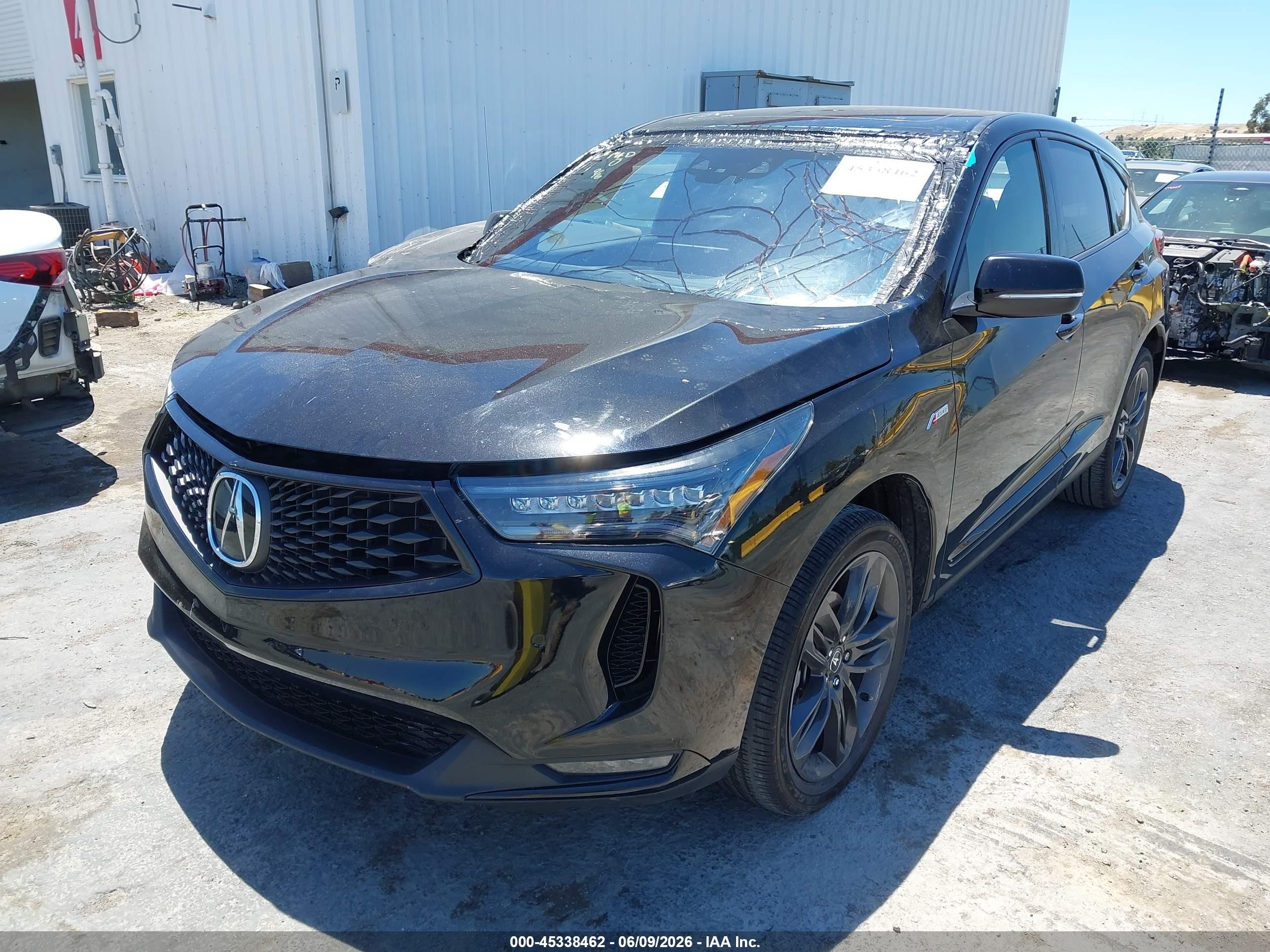 2023 Acura Rdx A-spec Package Black vin: 5J8TC2H66PL011278