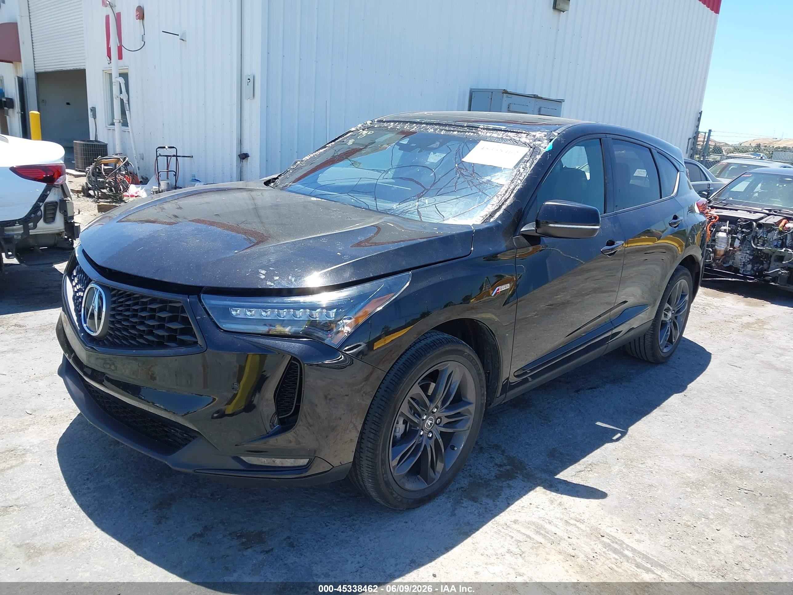 2023 Acura Rdx A-spec Package Black vin: 5J8TC2H66PL011278
