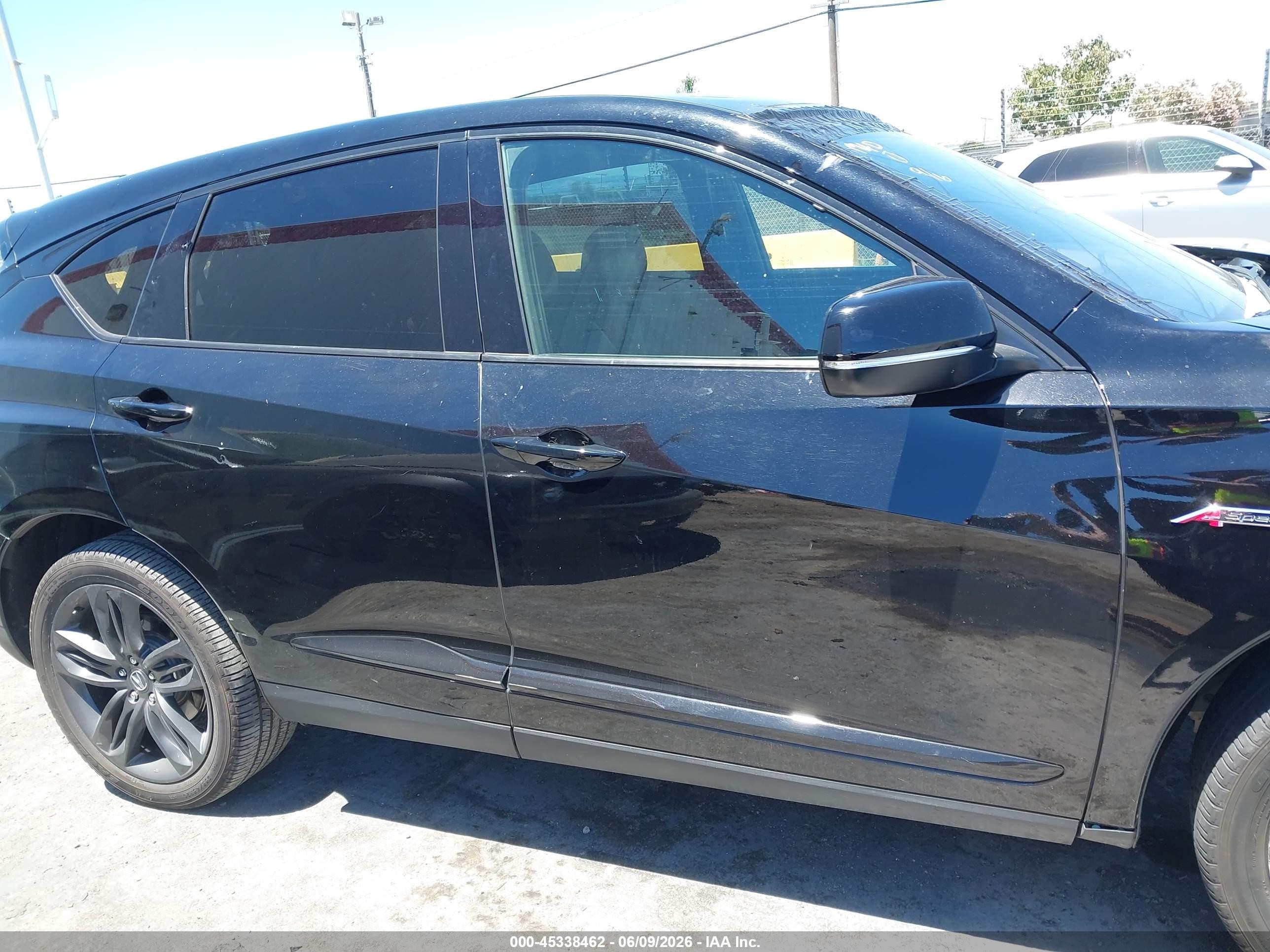 2023 Acura Rdx A-spec Package Black vin: 5J8TC2H66PL011278