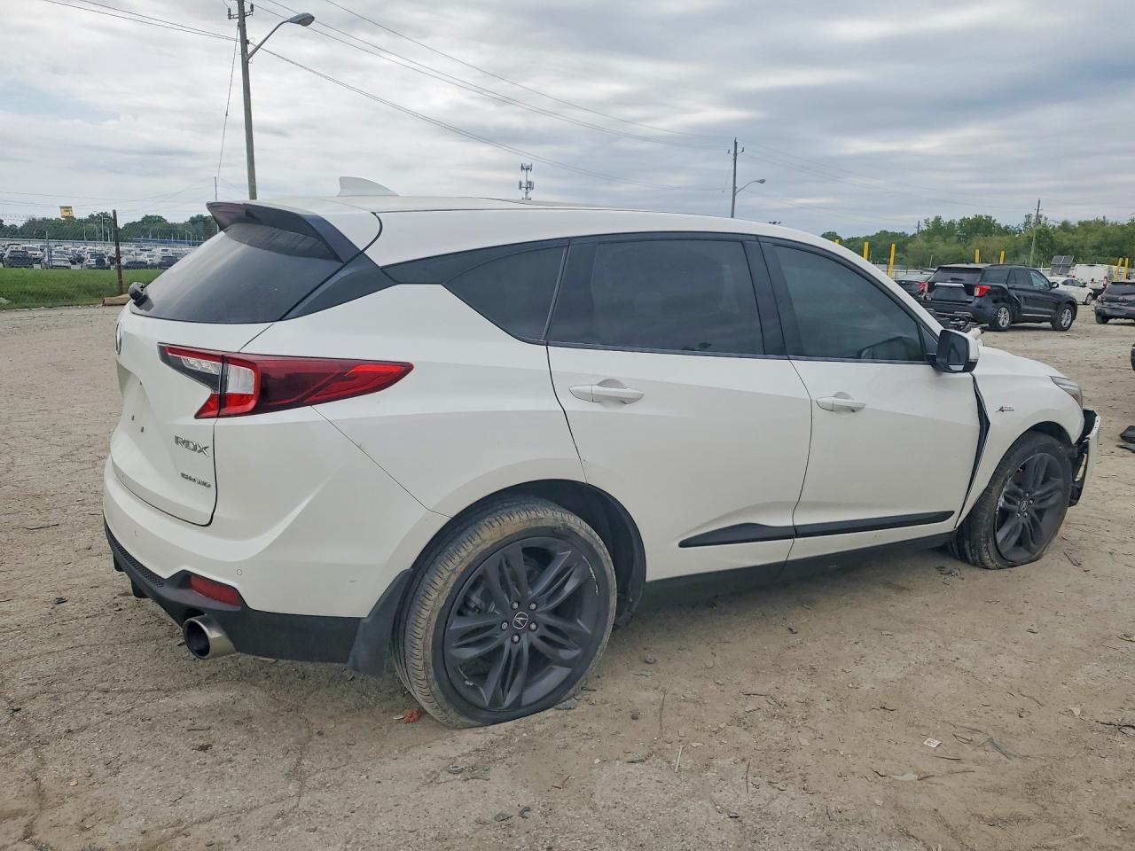 2020 Acura Rdx A-spec White vin: 5J8TC2H68LL022695