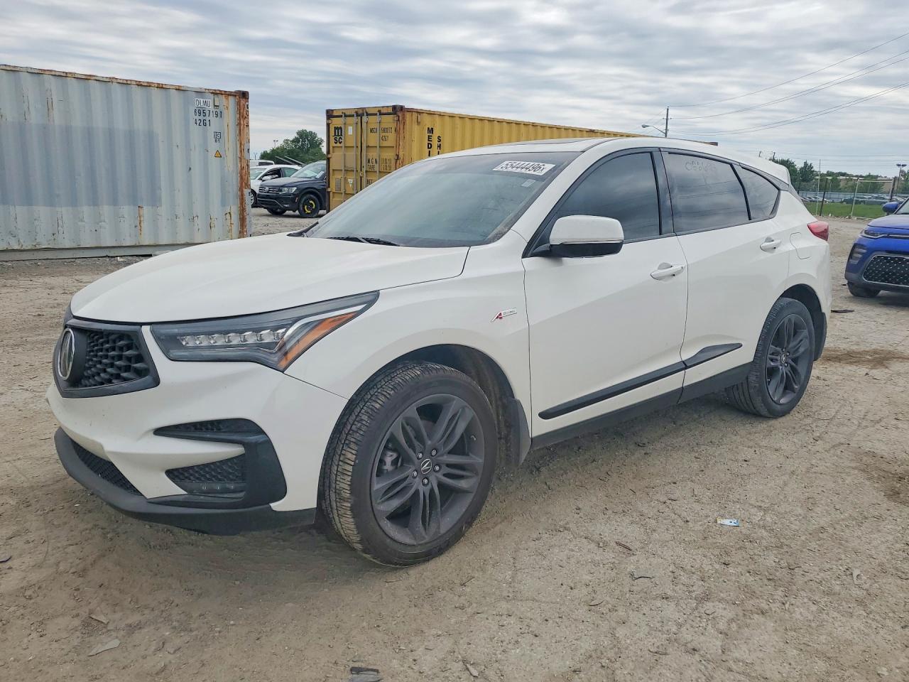 2020 Acura Rdx A-spec White vin: 5J8TC2H68LL022695