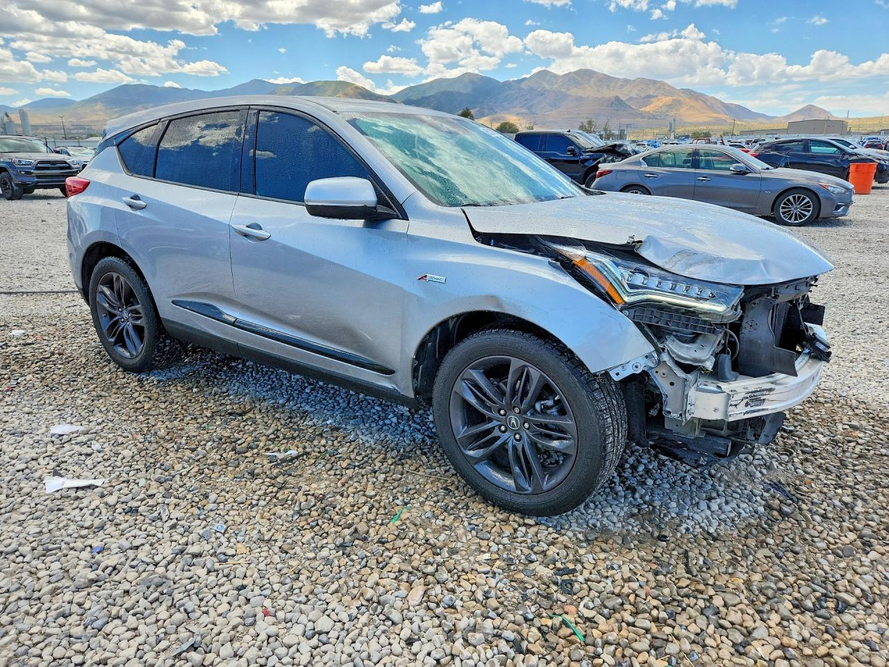 2020 Acura Rdx A-spec Серебряный vin: 5J8TC2H68LL038699