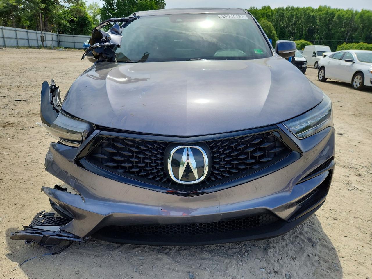 2021 Acura Rdx A-spec Gray vin: 5J8TC2H69ML025848