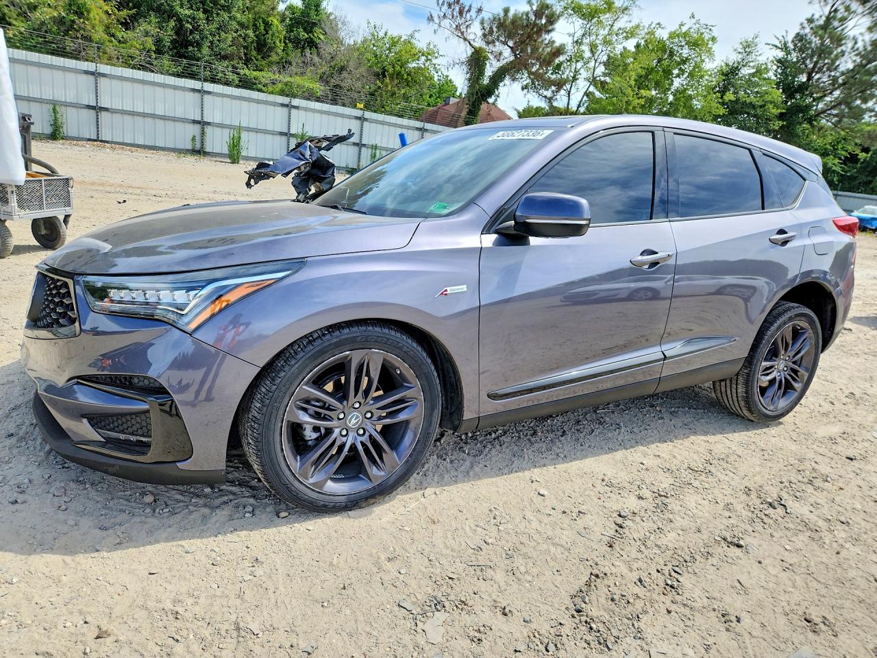 2021 Acura Rdx A-spec Gray vin: 5J8TC2H69ML025848