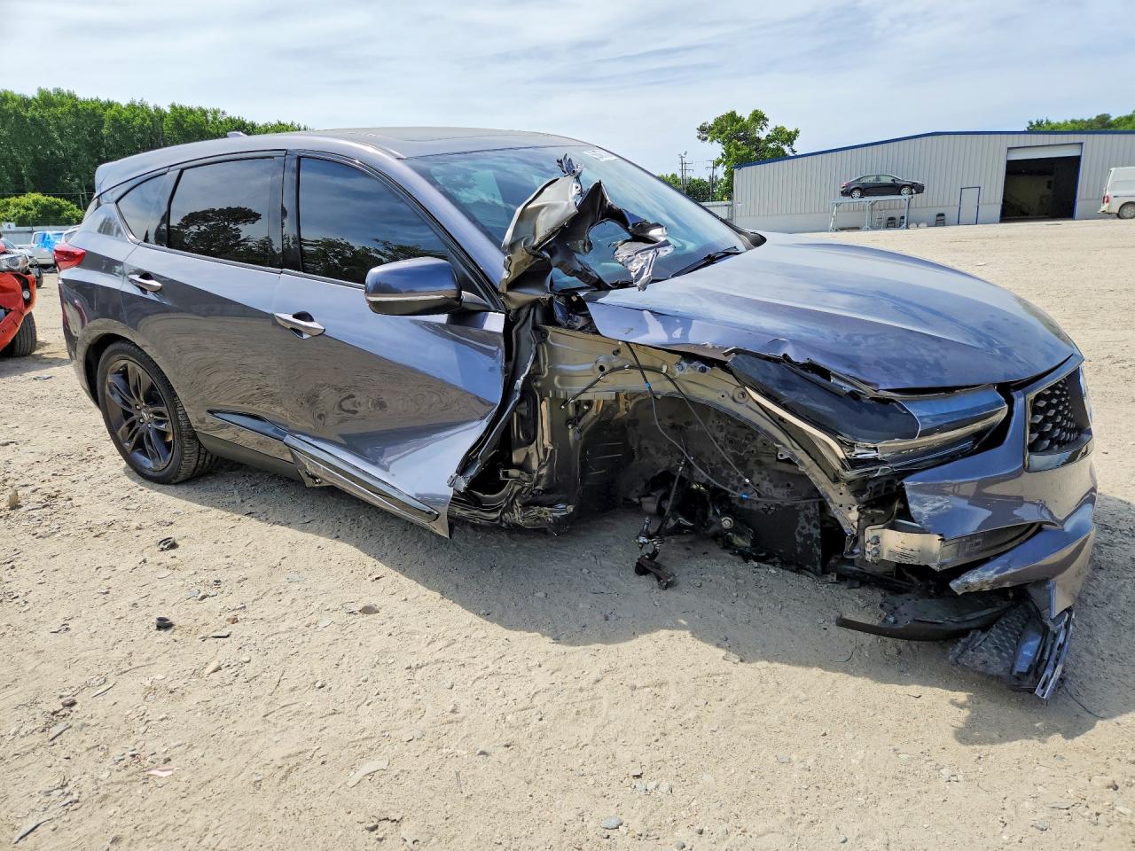 2021 Acura Rdx A-spec Gray vin: 5J8TC2H69ML025848