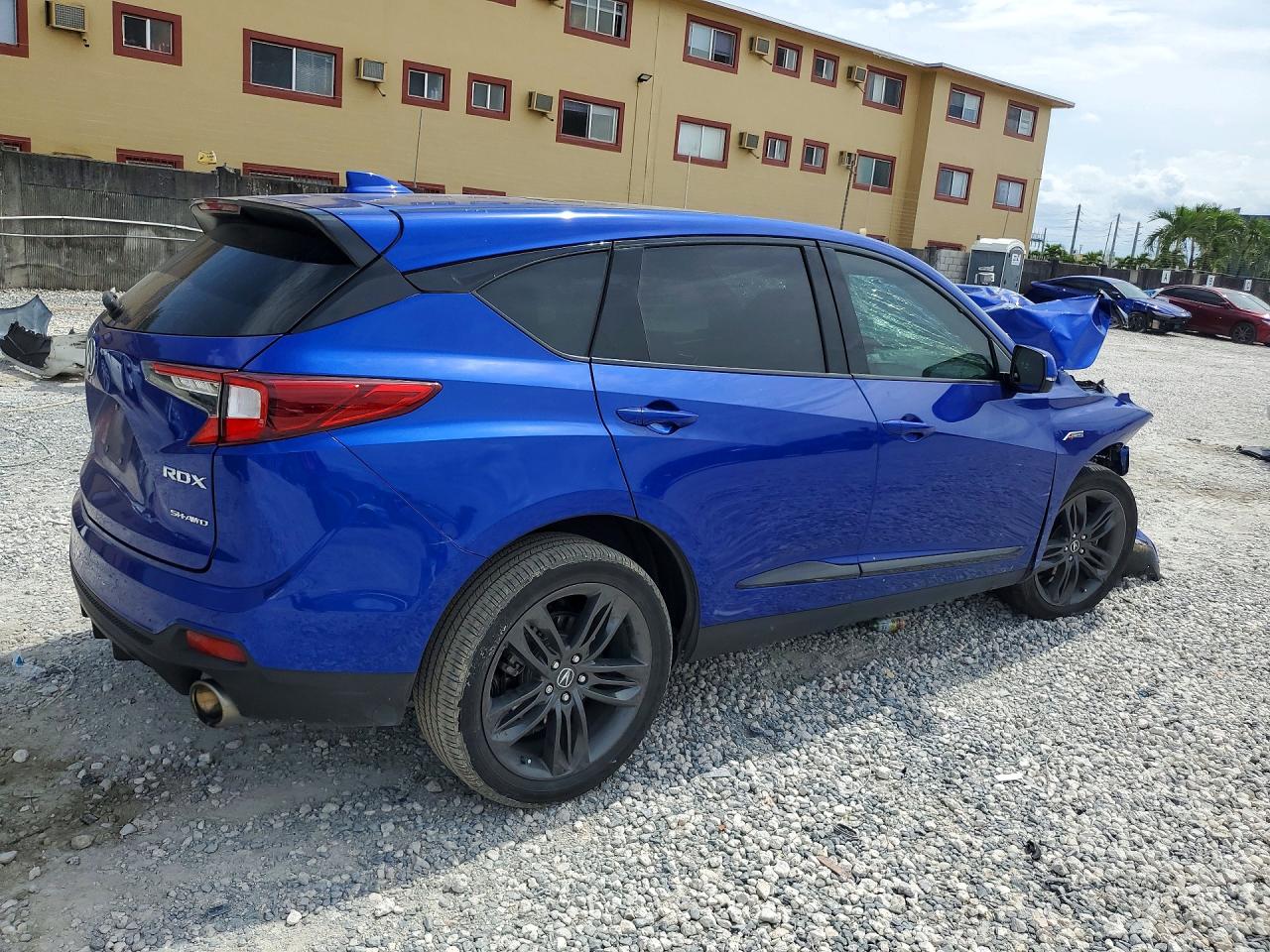 2024 Acura Rdx A-spec Blue vin: 5J8TC2H6XRL003591
