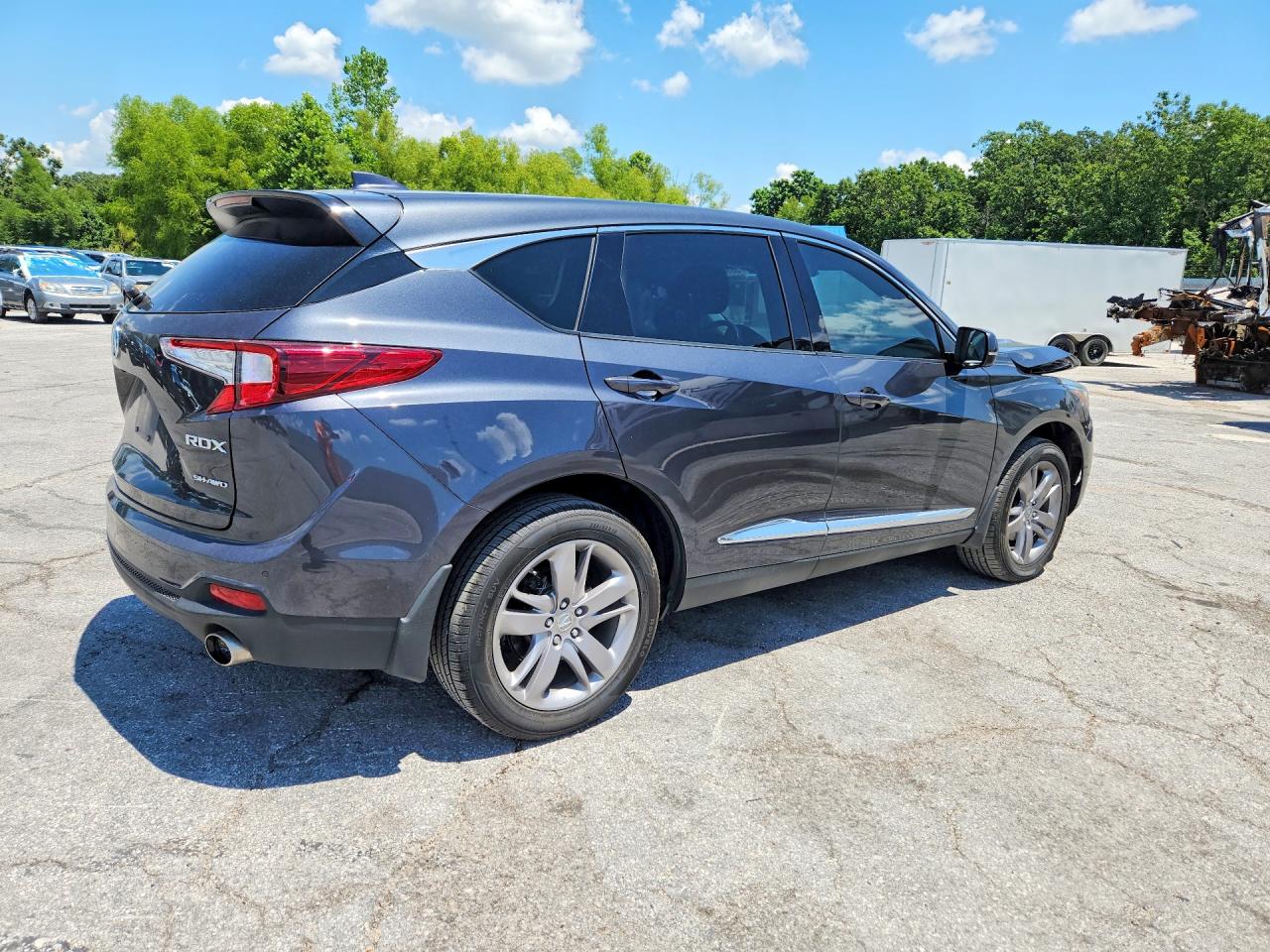 2020 Acura Rdx Advance Черный vin: 5J8TC2H70LL033053