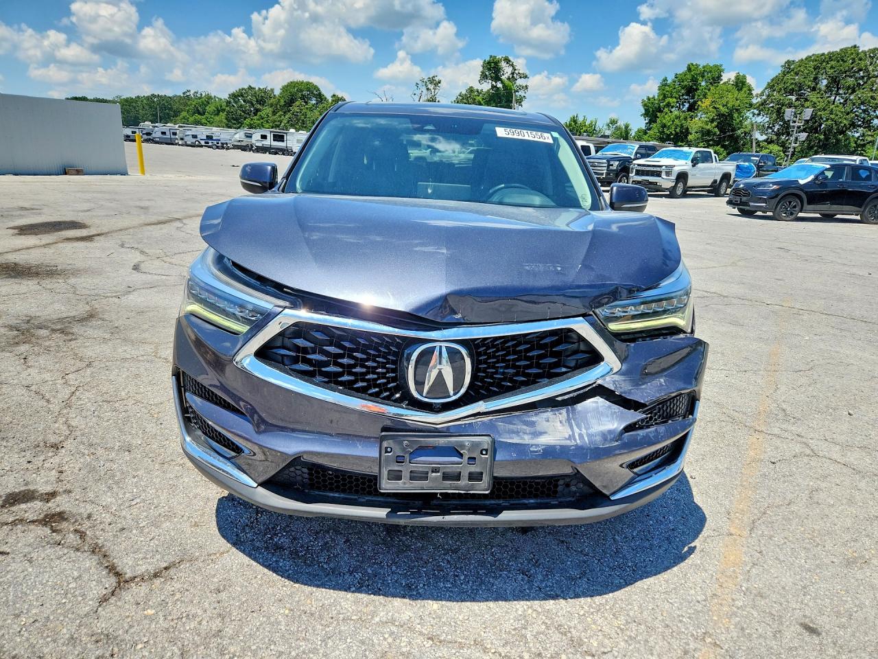 2020 Acura Rdx Advance Черный vin: 5J8TC2H70LL033053