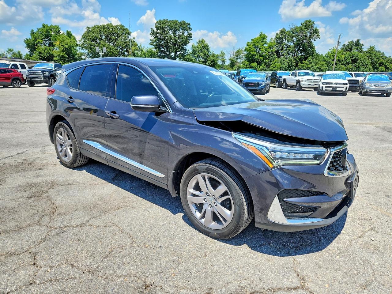 2020 Acura Rdx Advance Черный vin: 5J8TC2H70LL033053