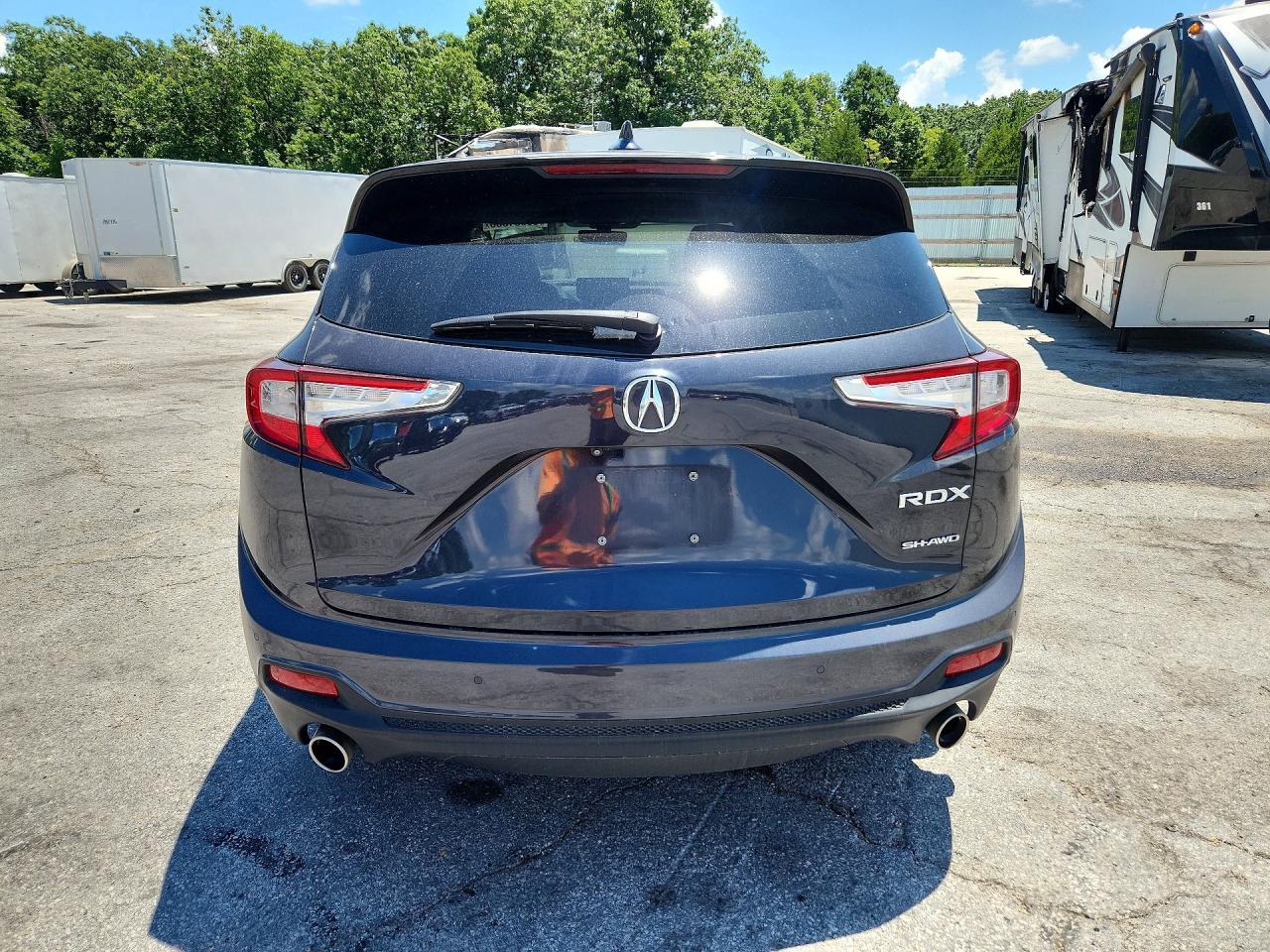 2020 Acura Rdx Advance Черный vin: 5J8TC2H70LL033053