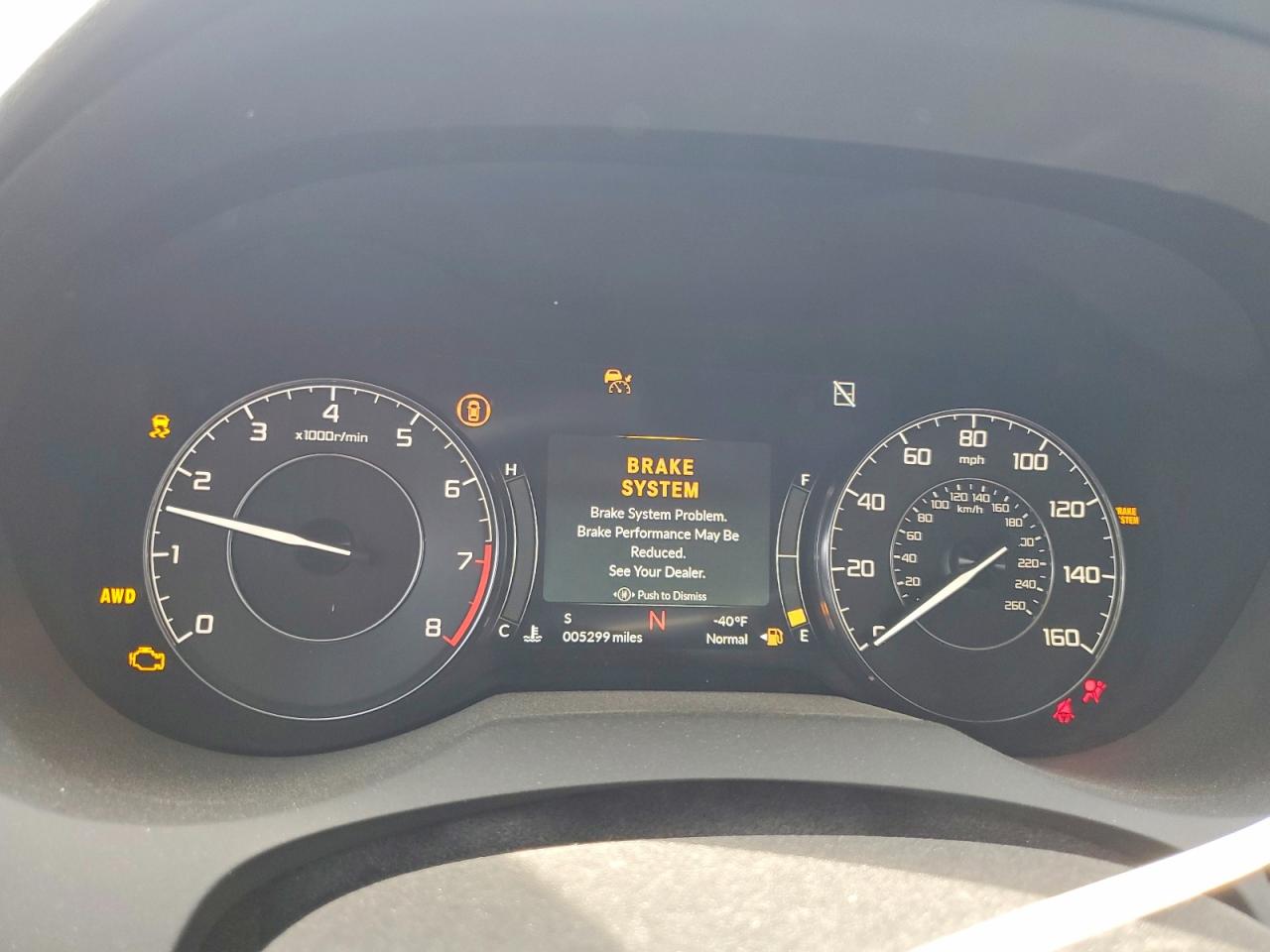2026 Acura Rdx Advance Белый vin: 5J8TC2H71TL004791