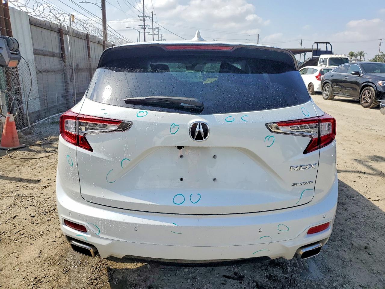 2026 Acura Rdx Advance Белый vin: 5J8TC2H71TL004791