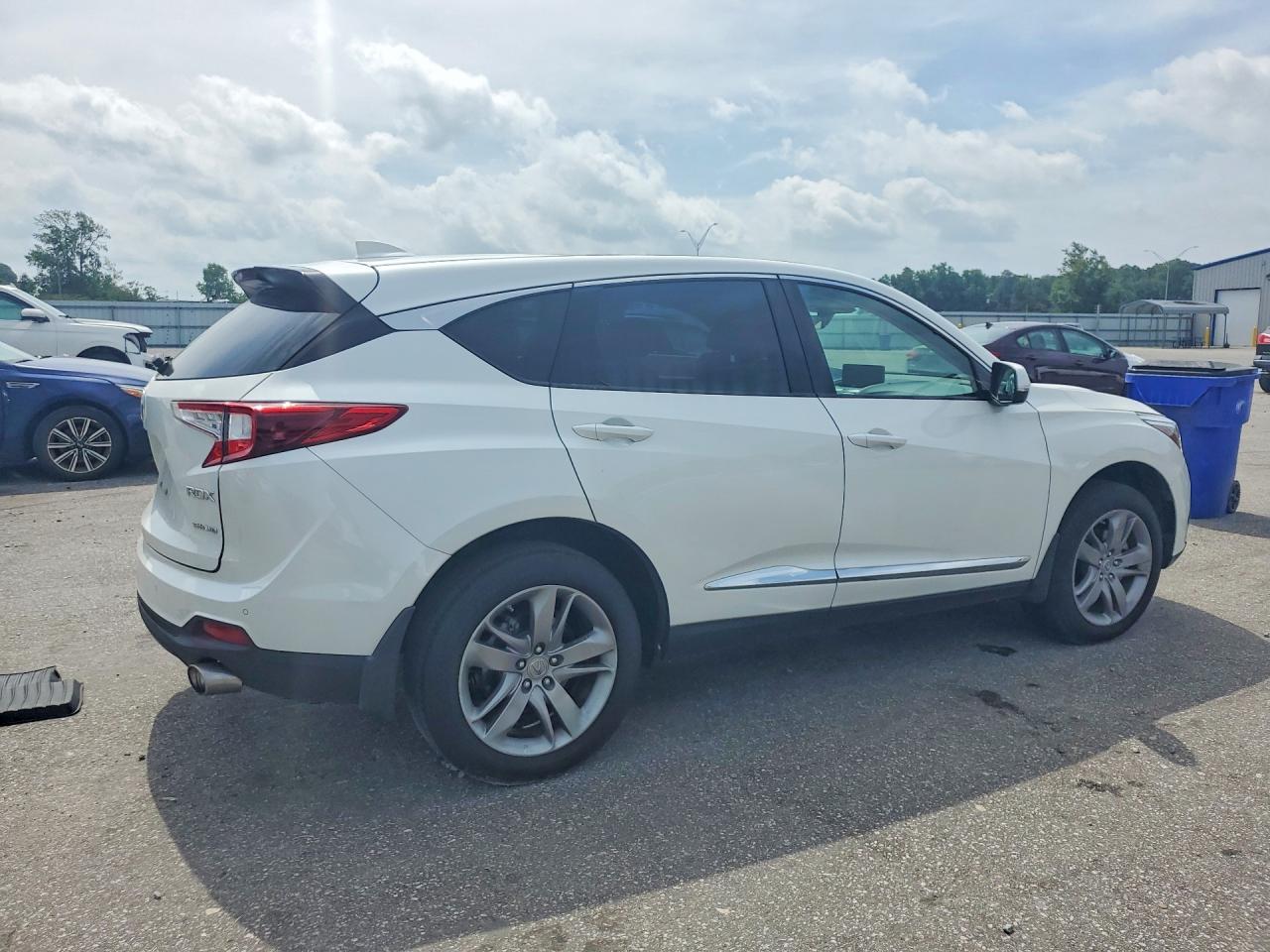 2021 Acura Rdx Advance White vin: 5J8TC2H72ML034383