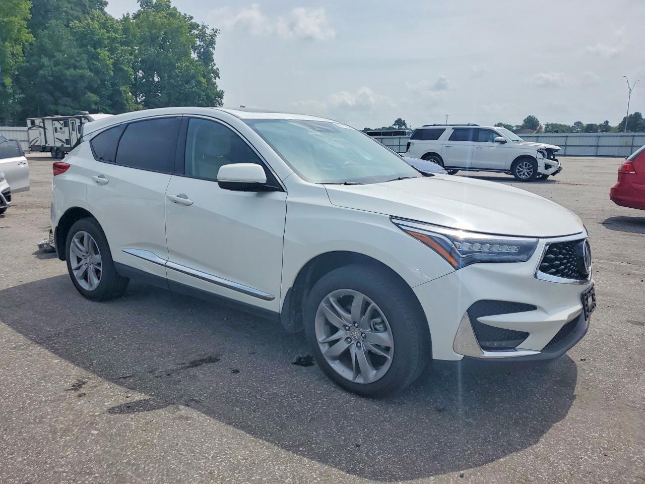 2021 Acura Rdx Advance White vin: 5J8TC2H72ML034383