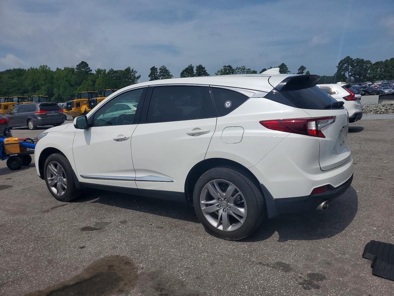 2021 Acura Rdx Advance White vin: 5J8TC2H72ML034383