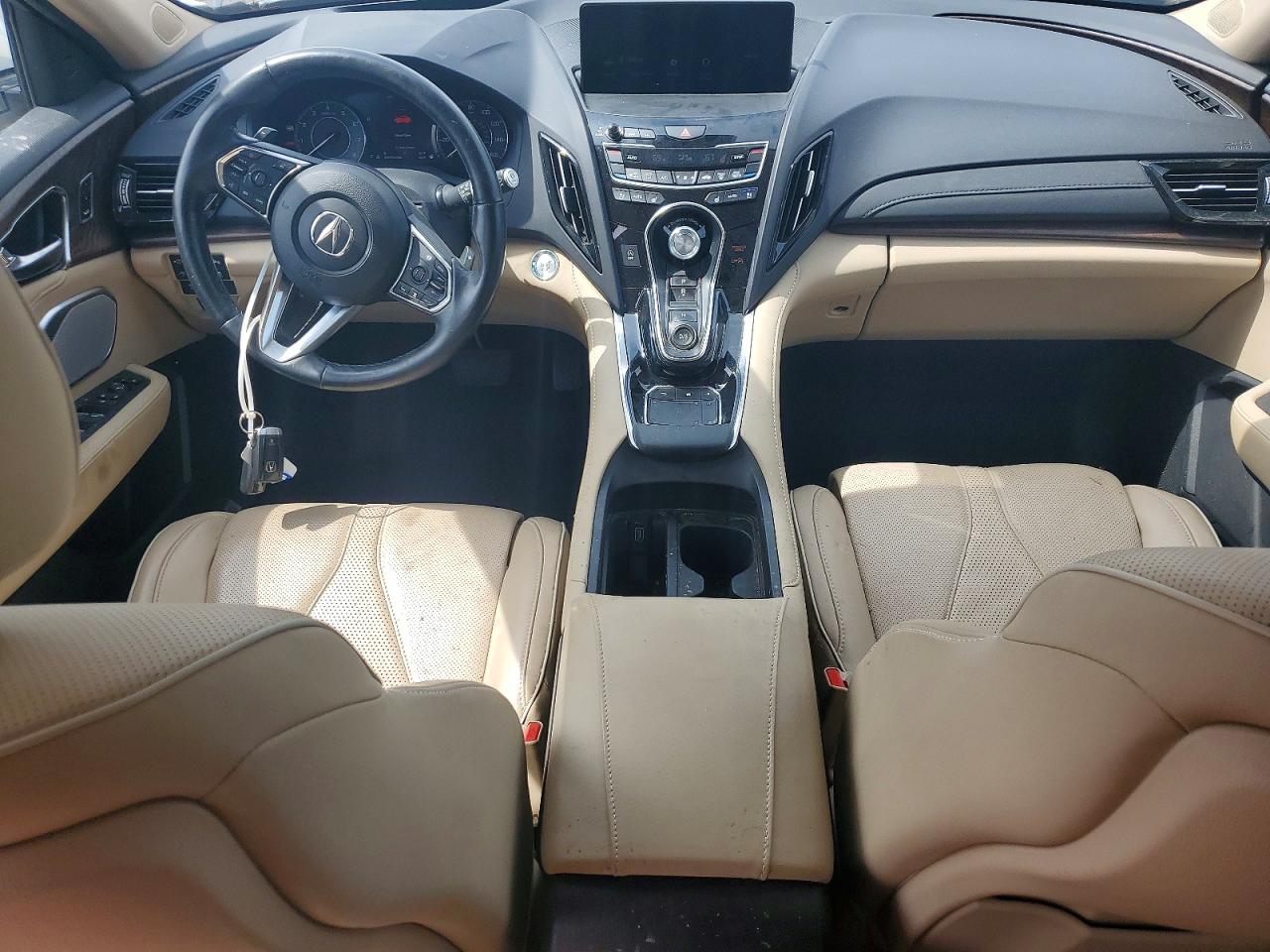 2021 Acura Rdx Advance White vin: 5J8TC2H72ML034383