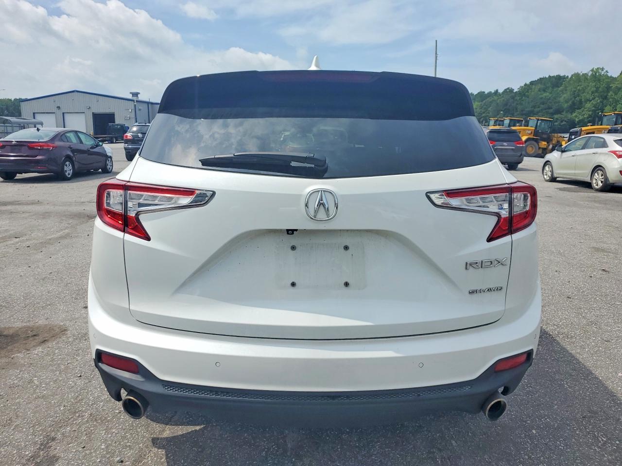 2021 Acura Rdx Advance White vin: 5J8TC2H72ML034383
