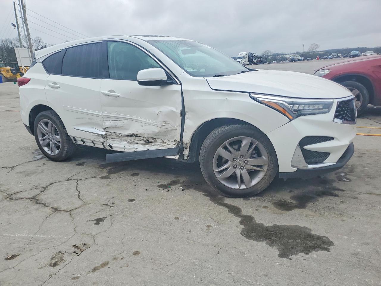 2020 Acura Rdx Advance White vin: 5J8TC2H74LL025330