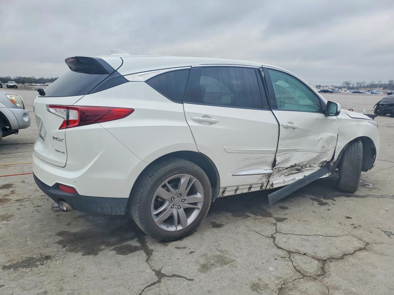 2020 Acura Rdx Advance White vin: 5J8TC2H74LL025330