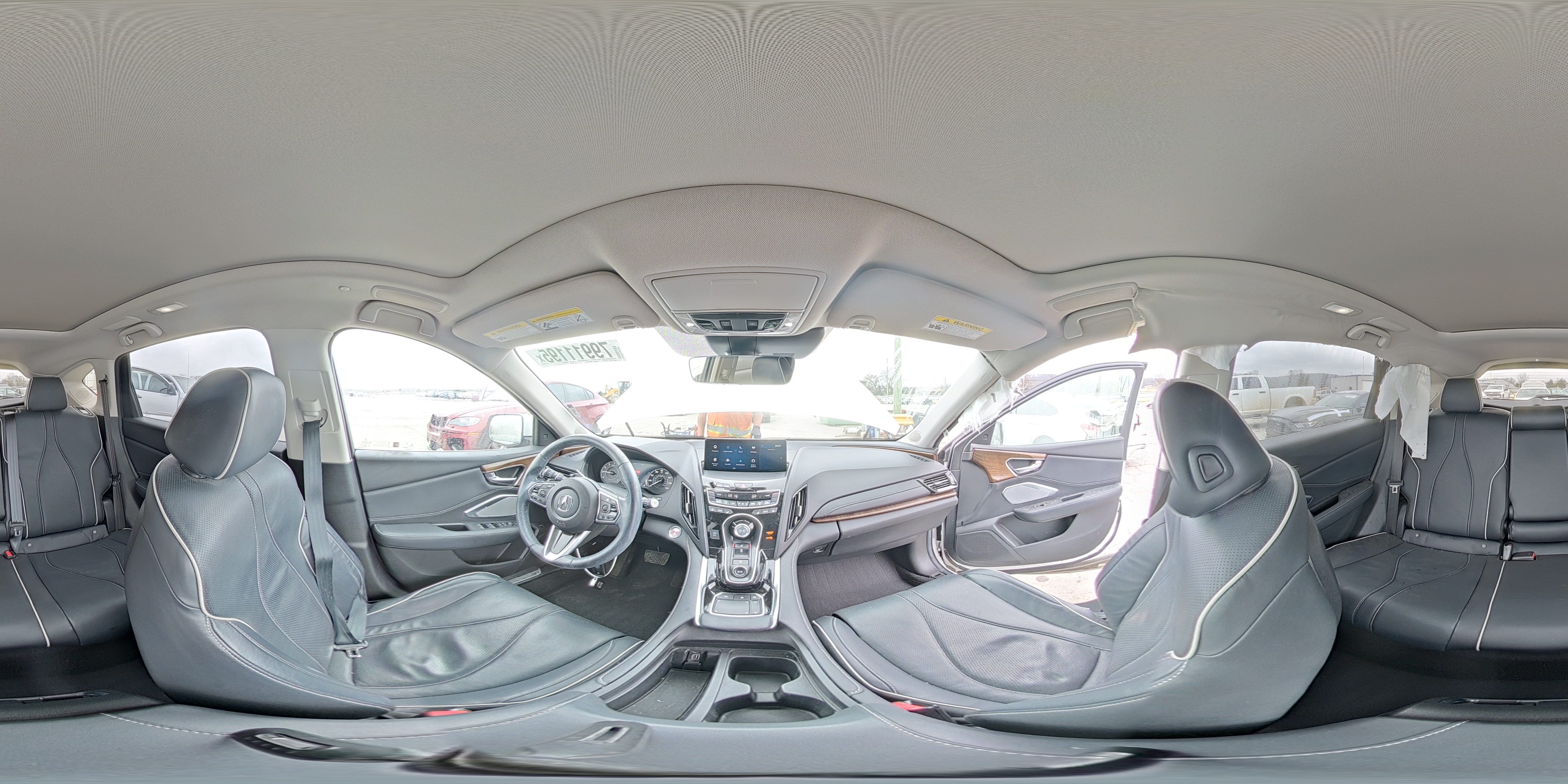 2020 Acura Rdx Advance White vin: 5J8TC2H74LL025330