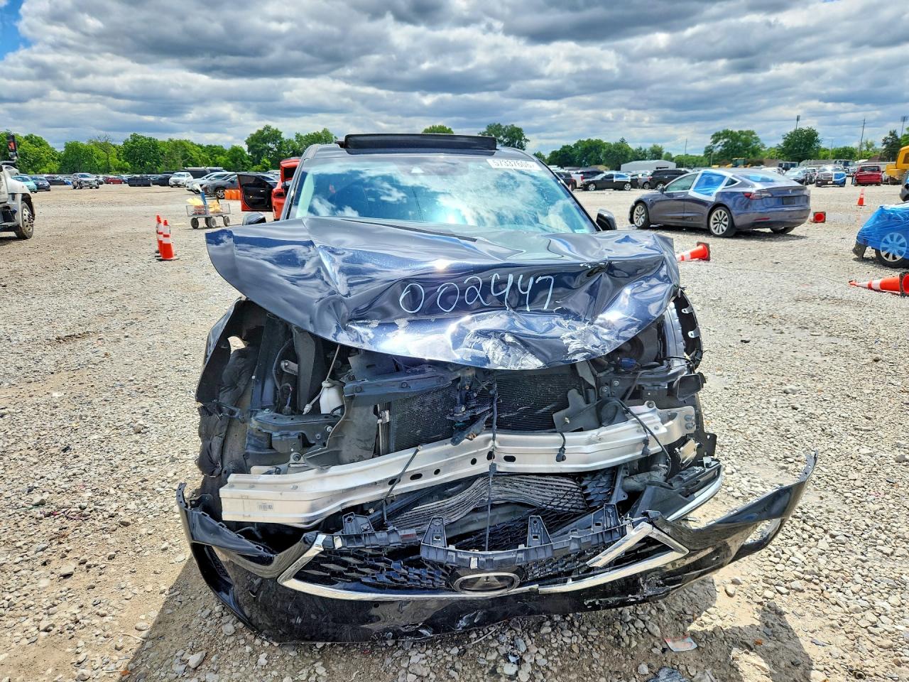 2022 Acura Rdx Advance Black vin: 5J8TC2H75NL002447