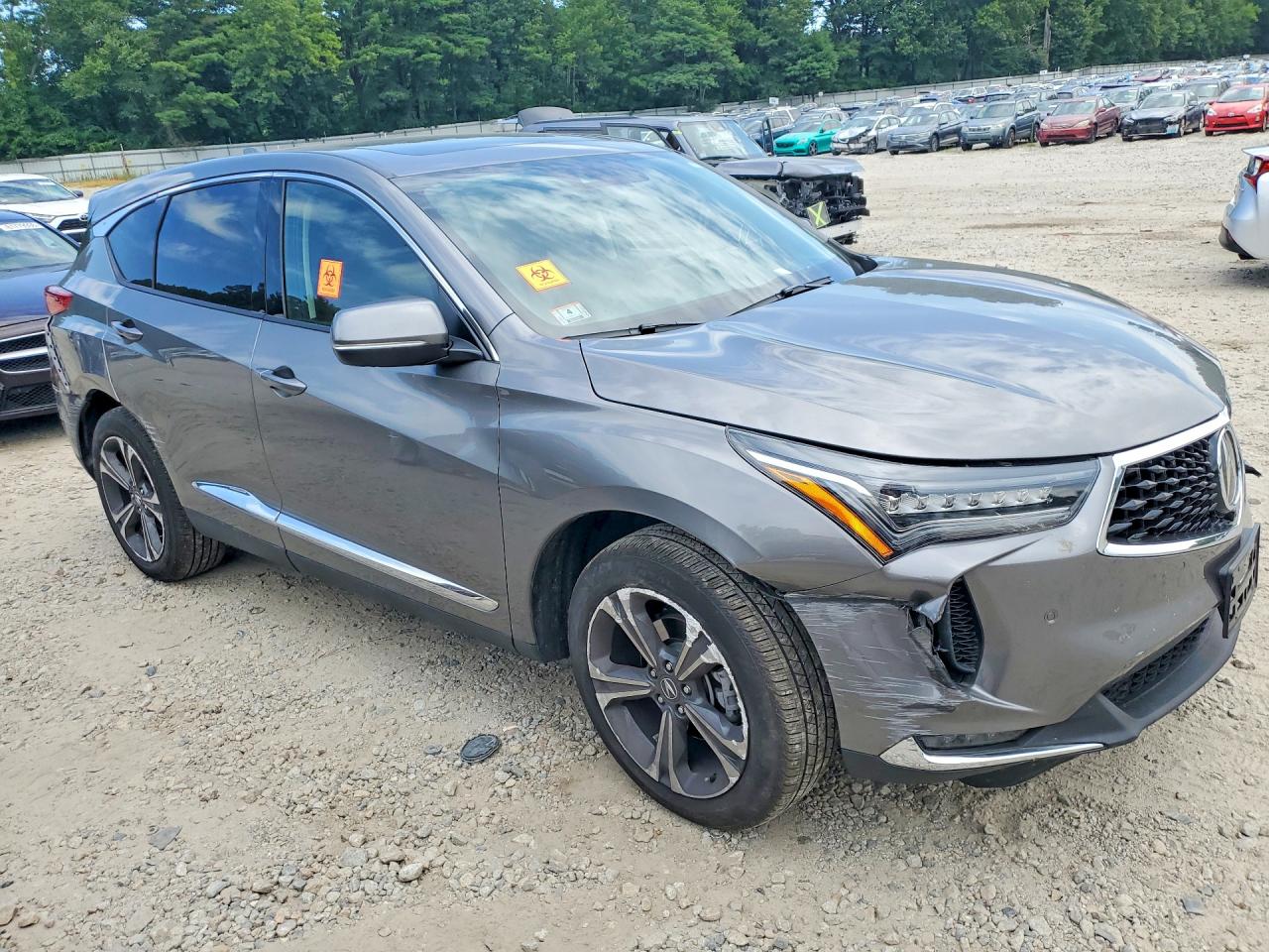 2024 Acura Rdx Advance Серебряный vin: 5J8TC2H7XRL011277