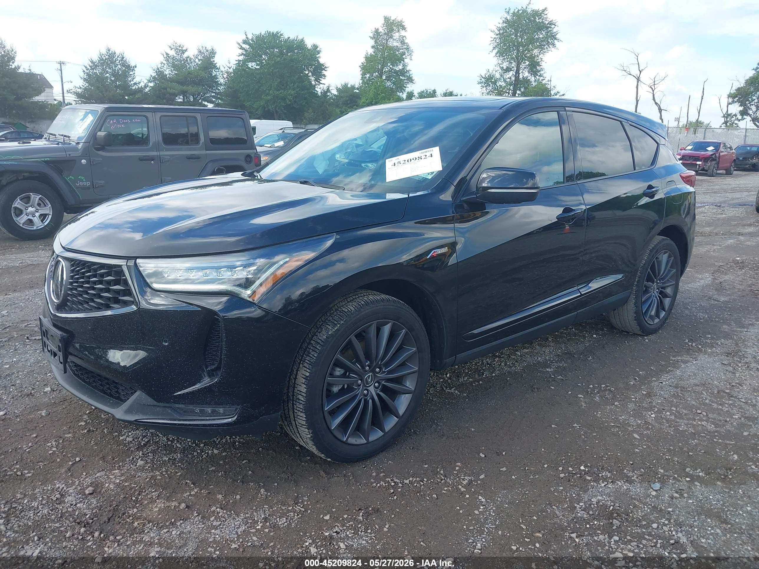 2024 Acura Rdx A-spec Advance Package Black vin: 5J8TC2H80RL022393