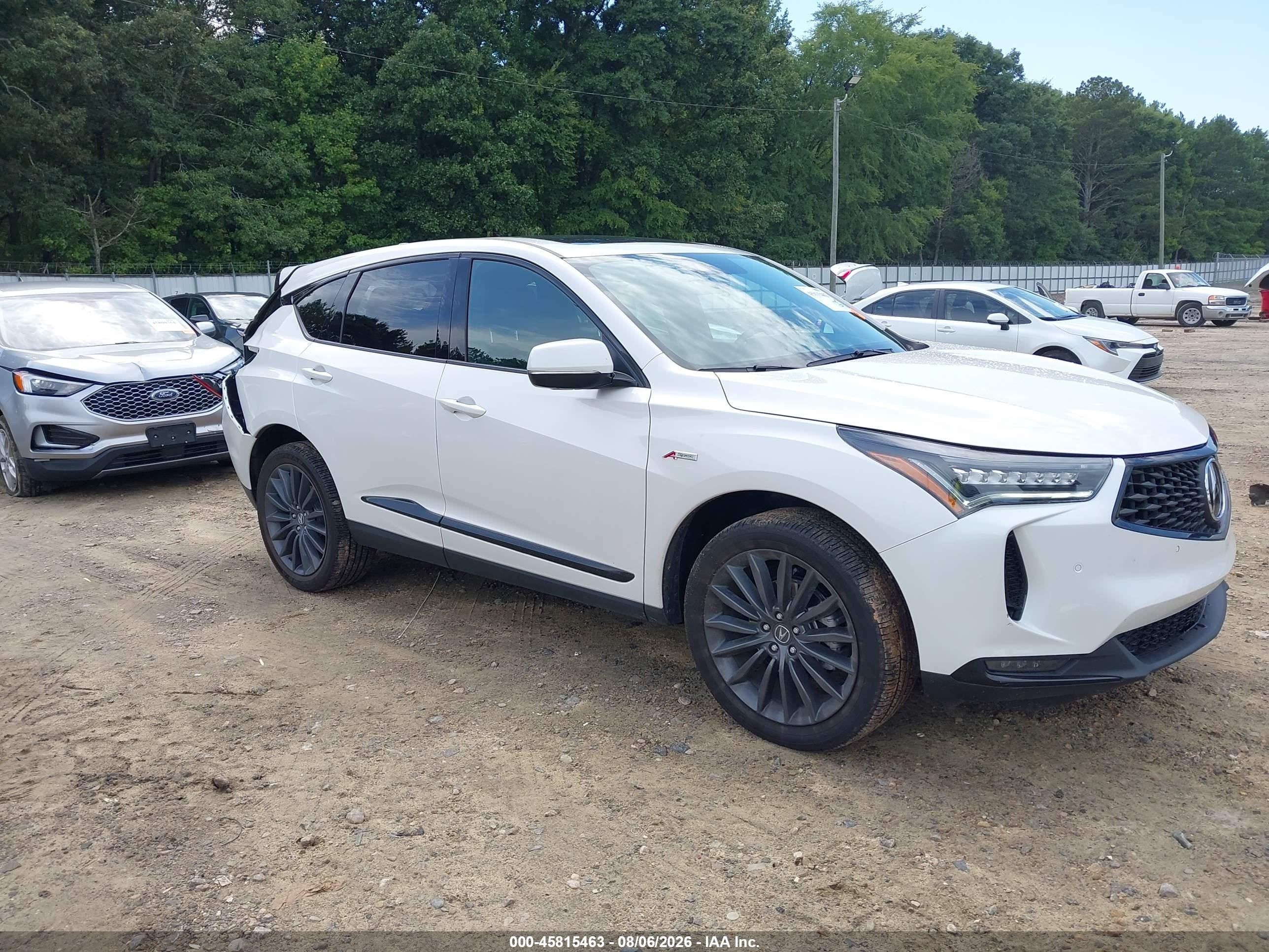 2023 Acura Rdx A-spec Advance Package White vin: 5J8TC2H81PL011951