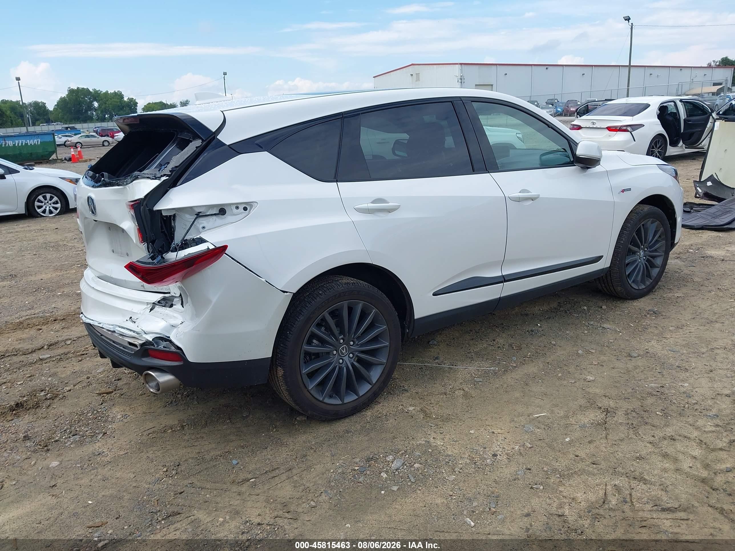 2023 Acura Rdx A-spec Advance Package White vin: 5J8TC2H81PL011951
