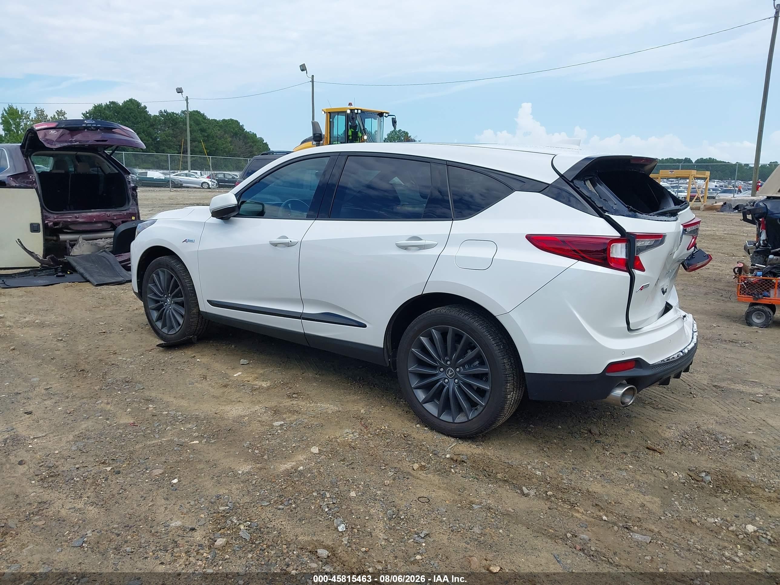 2023 Acura Rdx A-spec Advance Package White vin: 5J8TC2H81PL011951
