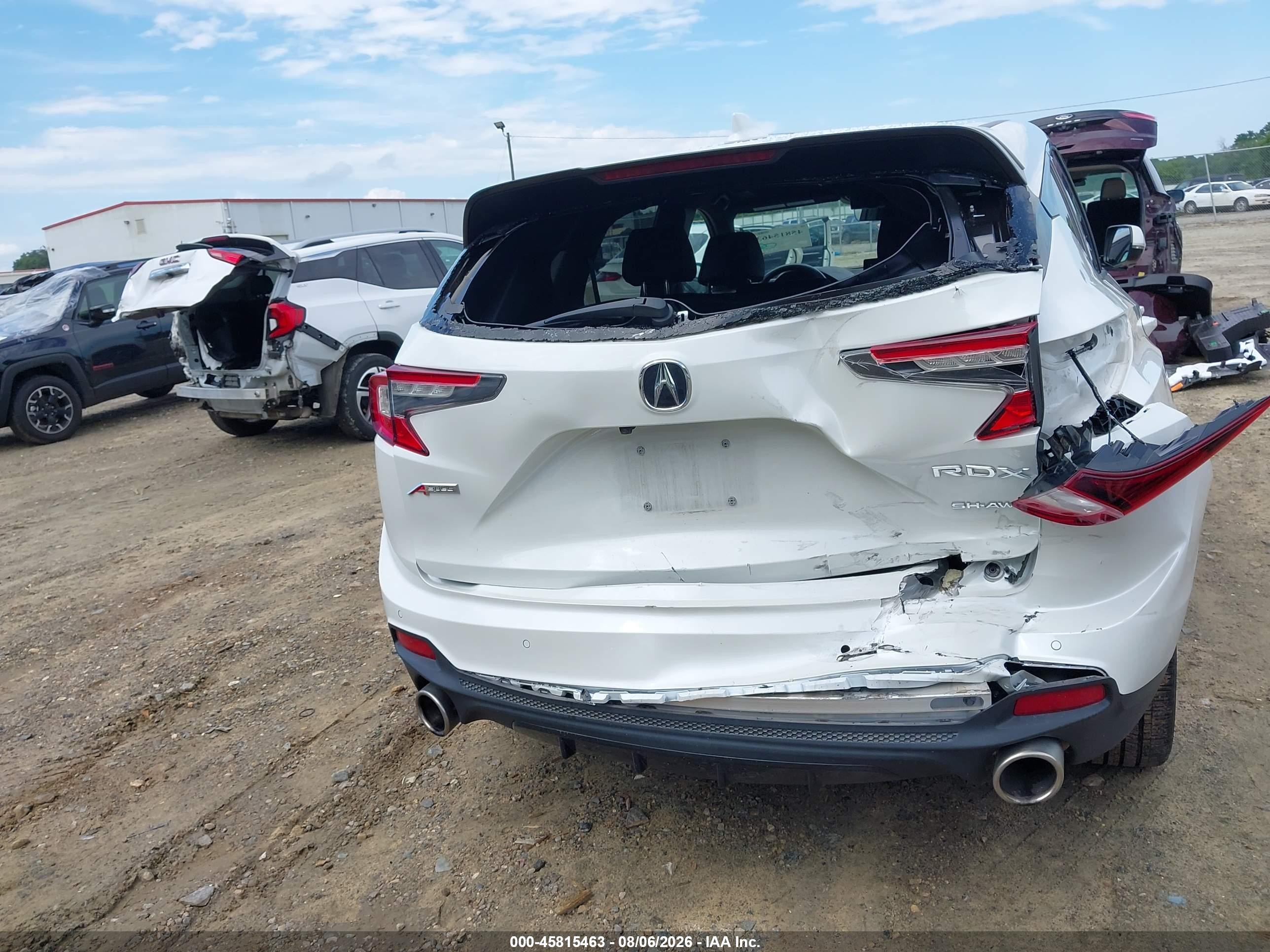 2023 Acura Rdx A-spec Advance Package White vin: 5J8TC2H81PL011951