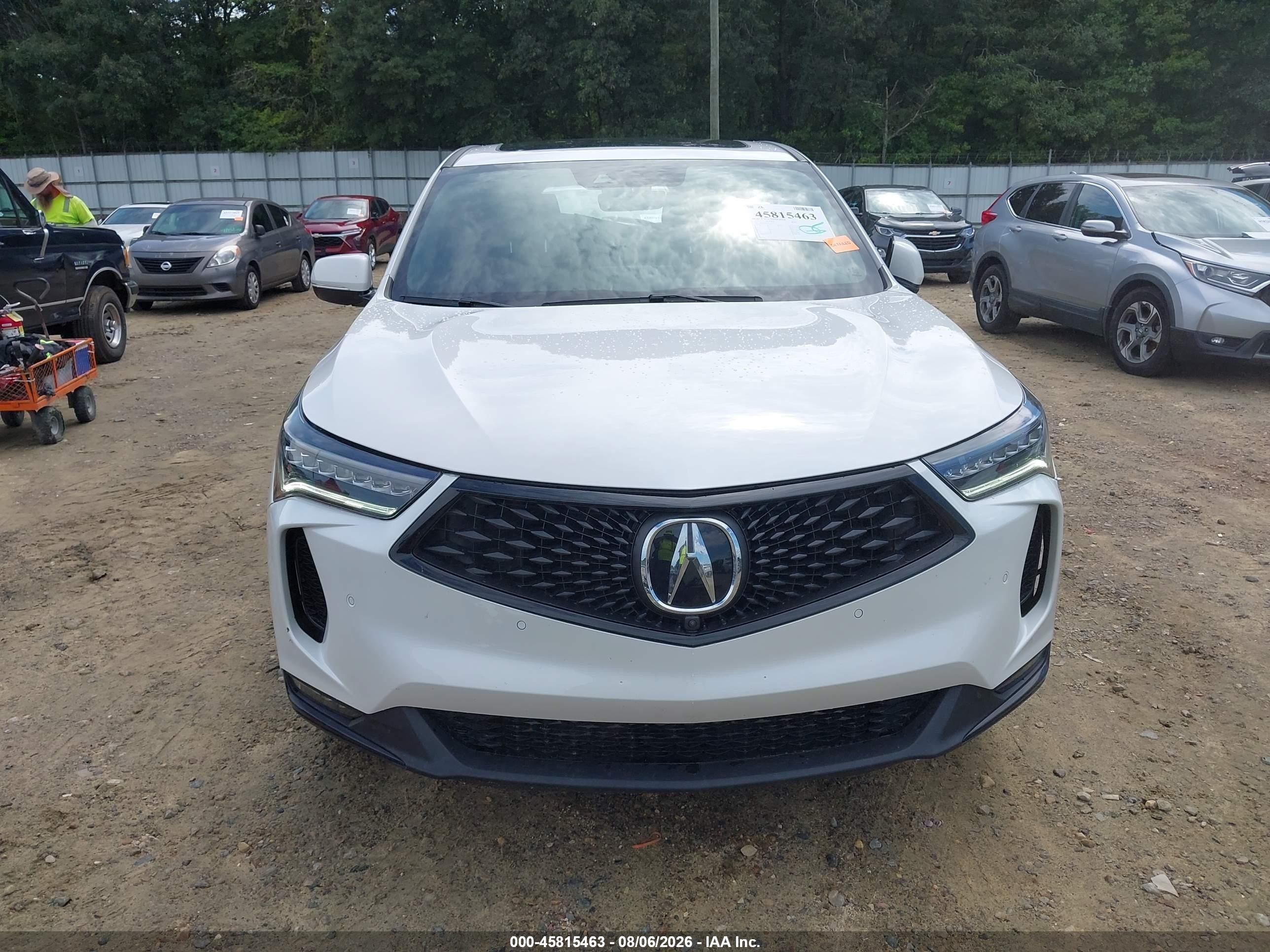 2023 Acura Rdx A-spec Advance Package White vin: 5J8TC2H81PL011951