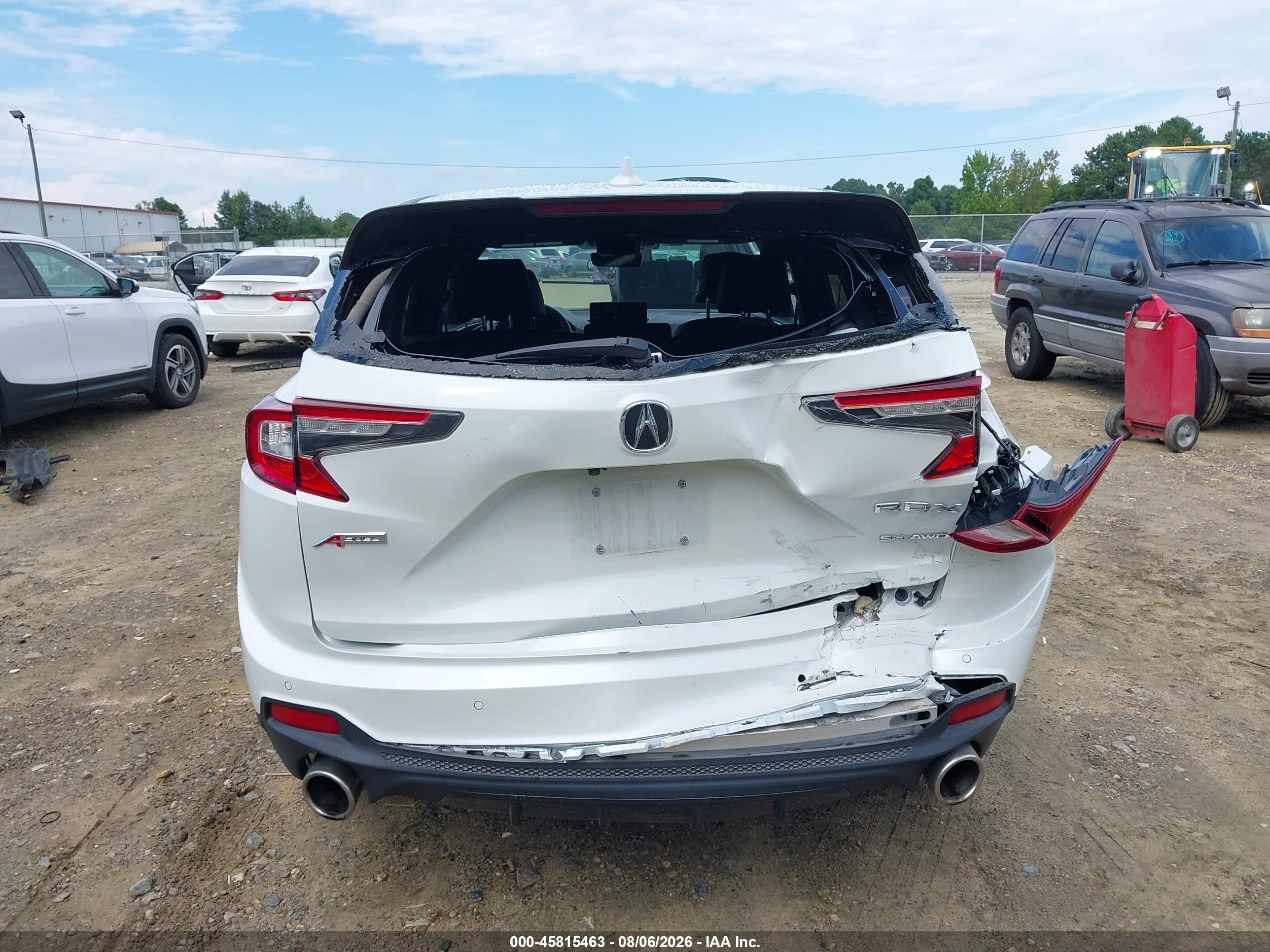 2023 Acura Rdx A-spec Advance Package White vin: 5J8TC2H81PL011951