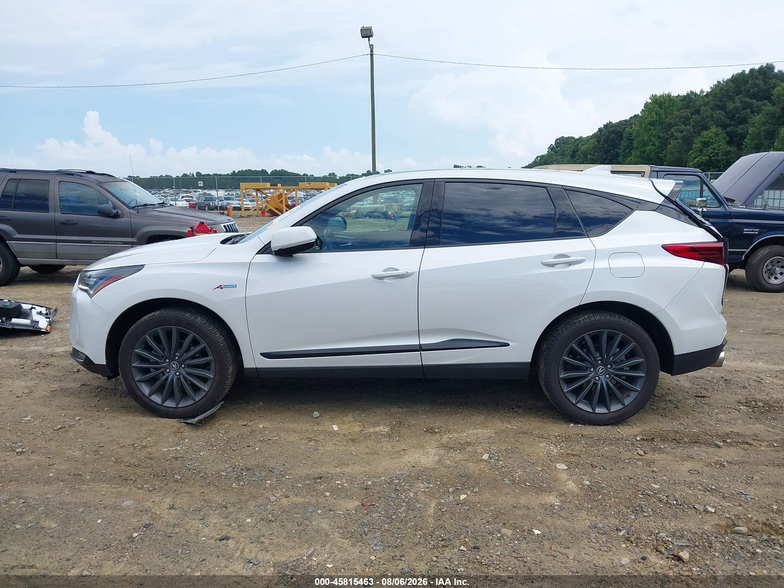 2023 Acura Rdx A-spec Advance Package White vin: 5J8TC2H81PL011951