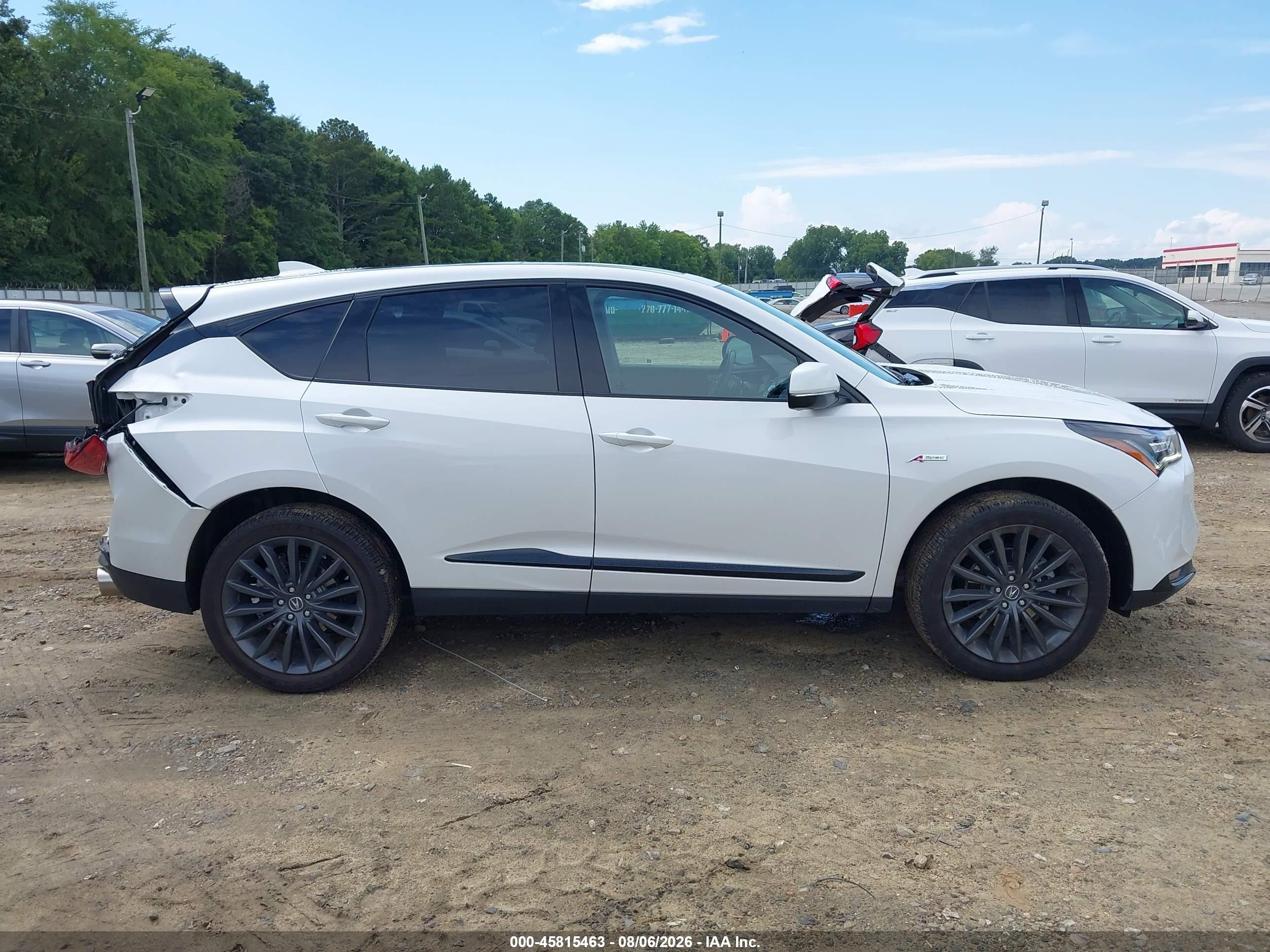 2023 Acura Rdx A-spec Advance Package White vin: 5J8TC2H81PL011951