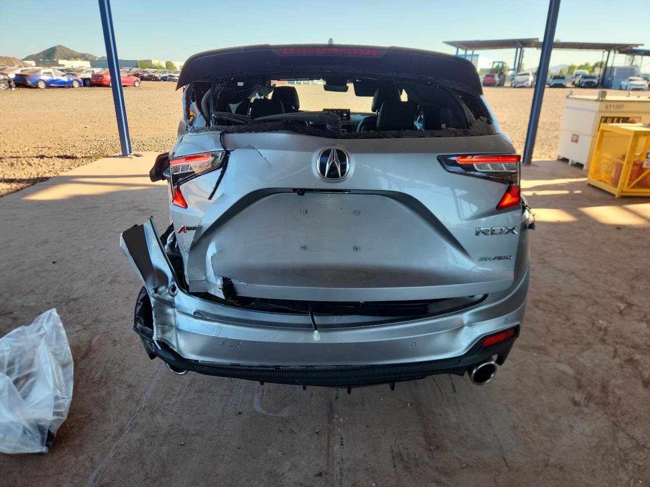 2024 Acura Rdx A-spec Advance Silver vin: 5J8TC2H81RL002623