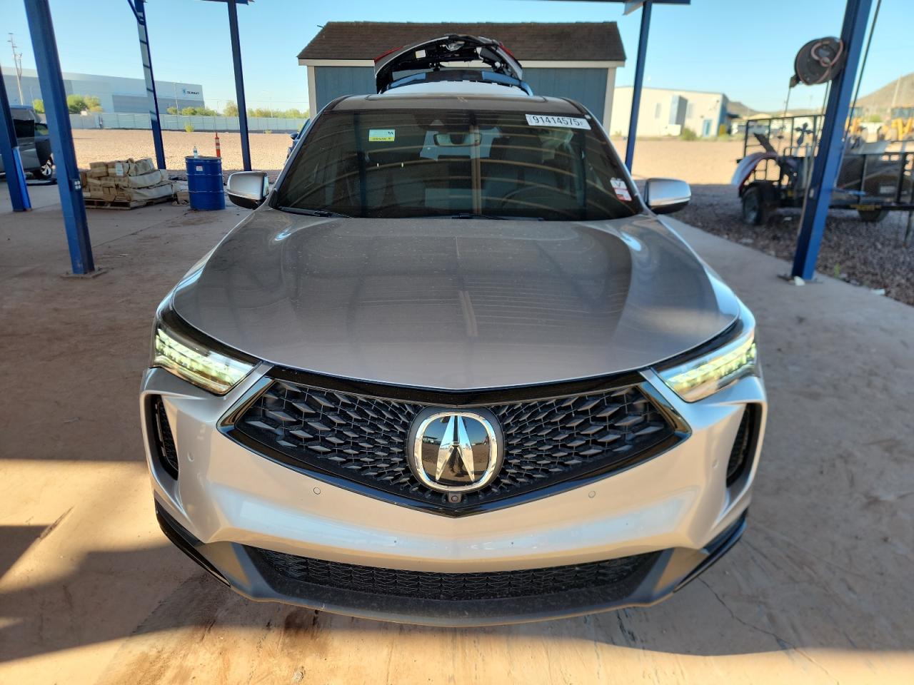 2024 Acura Rdx A-spec Advance Silver vin: 5J8TC2H81RL002623