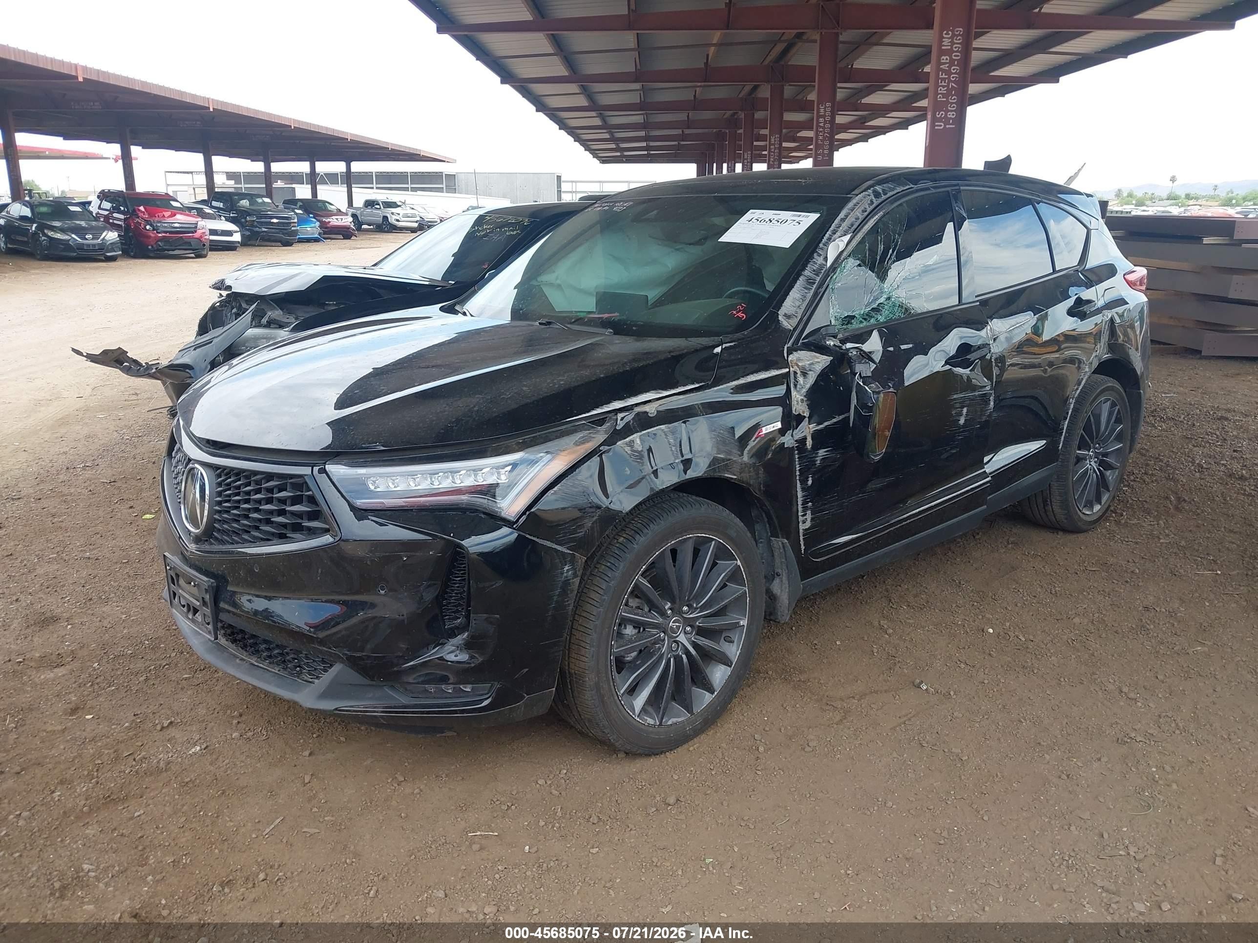 2023 Acura Rdx A-spec Advance Package Black vin: 5J8TC2H83PL009733