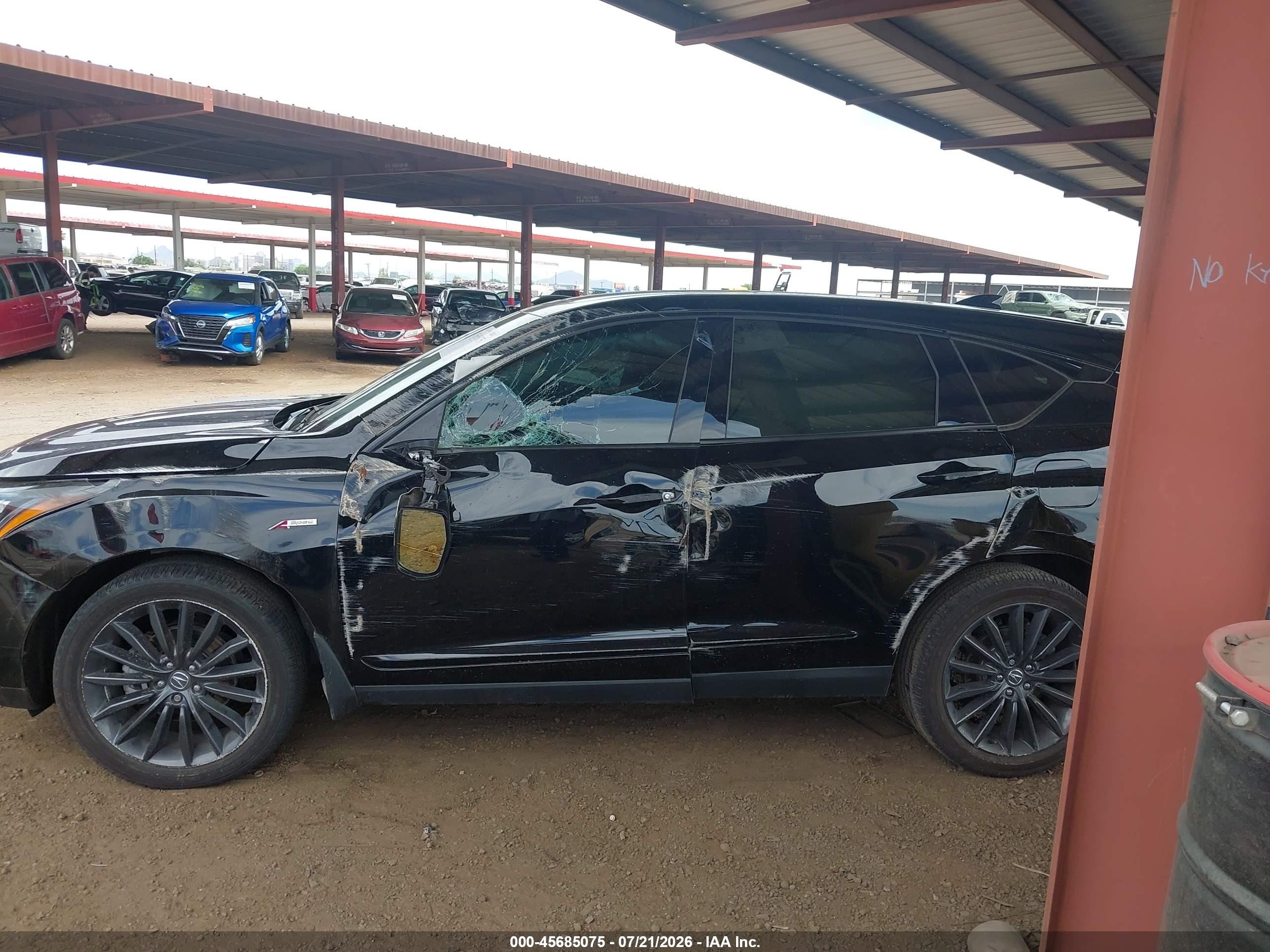 2023 Acura Rdx A-spec Advance Package Black vin: 5J8TC2H83PL009733