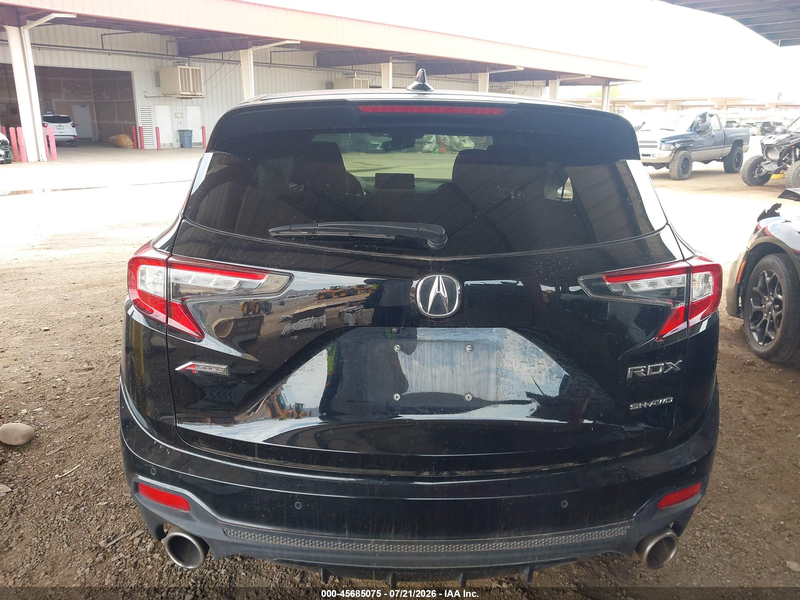 2023 Acura Rdx A-spec Advance Package Black vin: 5J8TC2H83PL009733