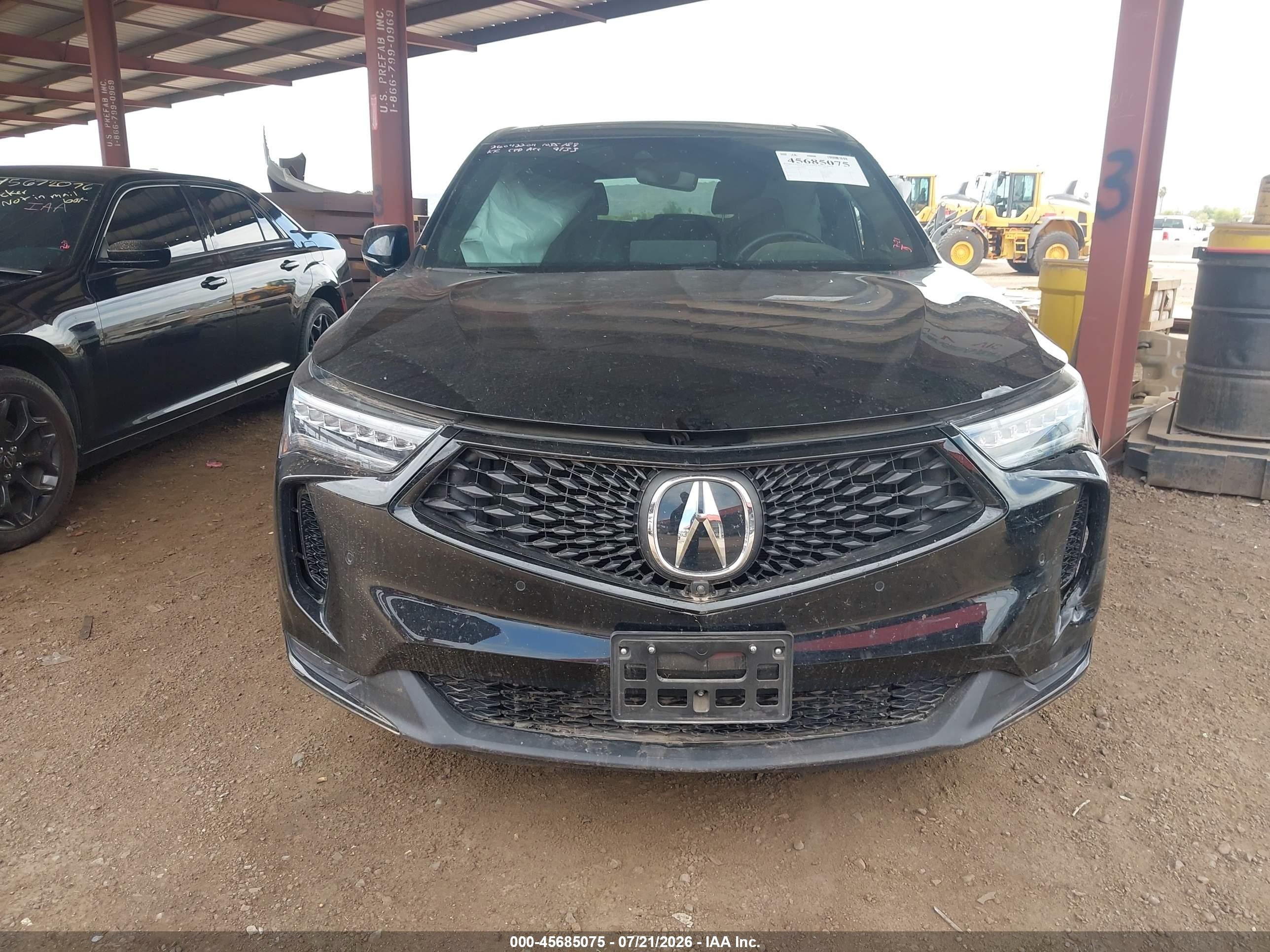 2023 Acura Rdx A-spec Advance Package Black vin: 5J8TC2H83PL009733