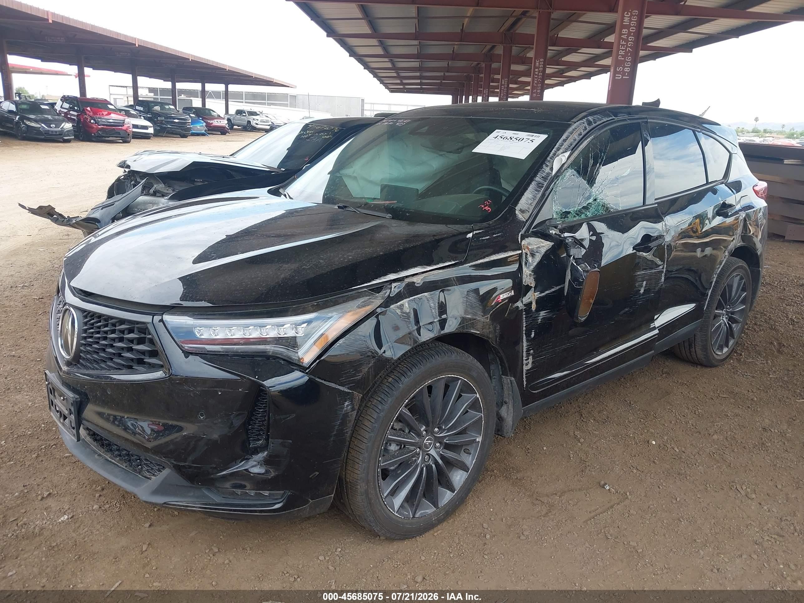 2023 Acura Rdx A-spec Advance Package Black vin: 5J8TC2H83PL009733