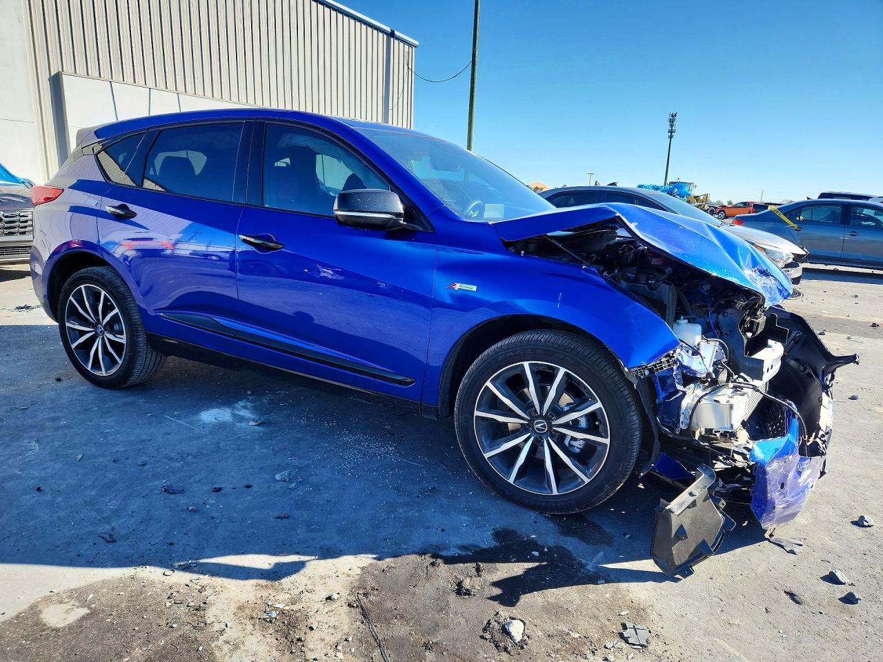 2025 Acura Rdx A-spec Advance Синий vin: 5J8TC2H83SL000359